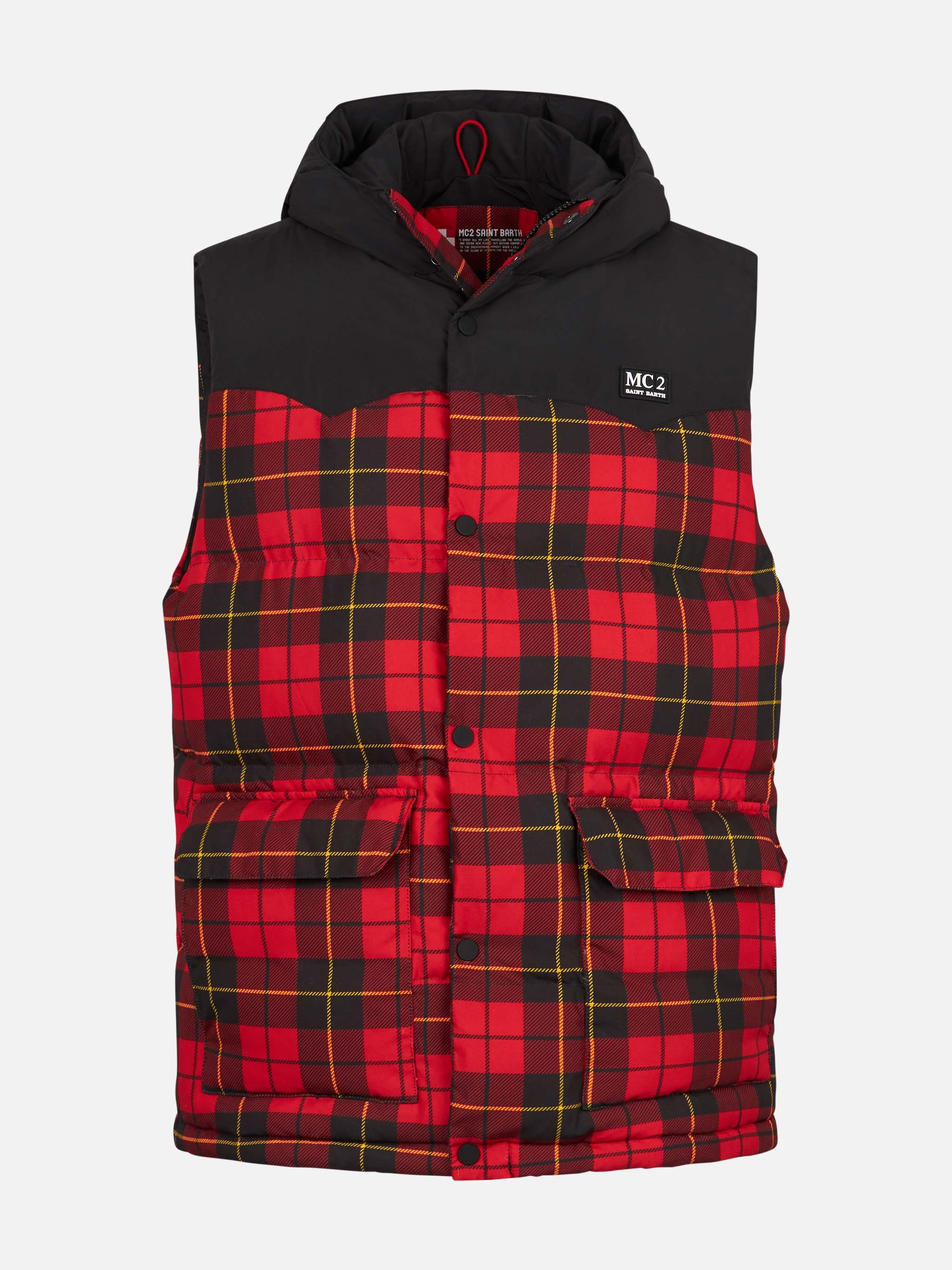 Gilet Klosters con fantasia tartan - Image 4