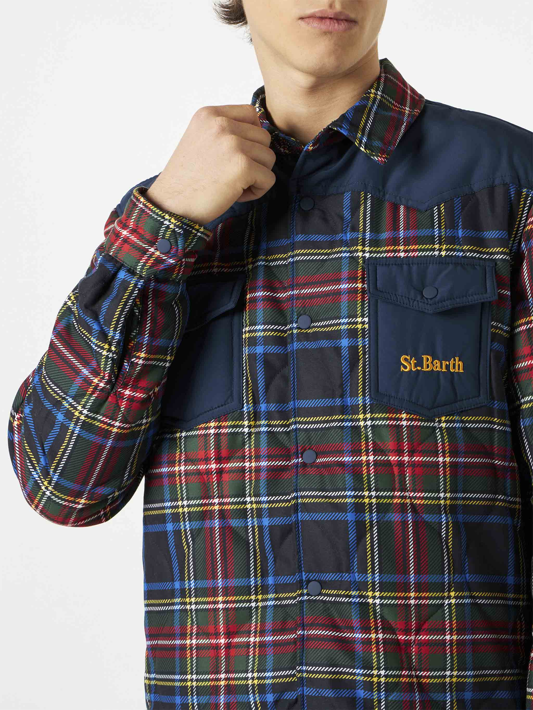 Overshirt imbottita Chalet fantasia tartan - Image 2