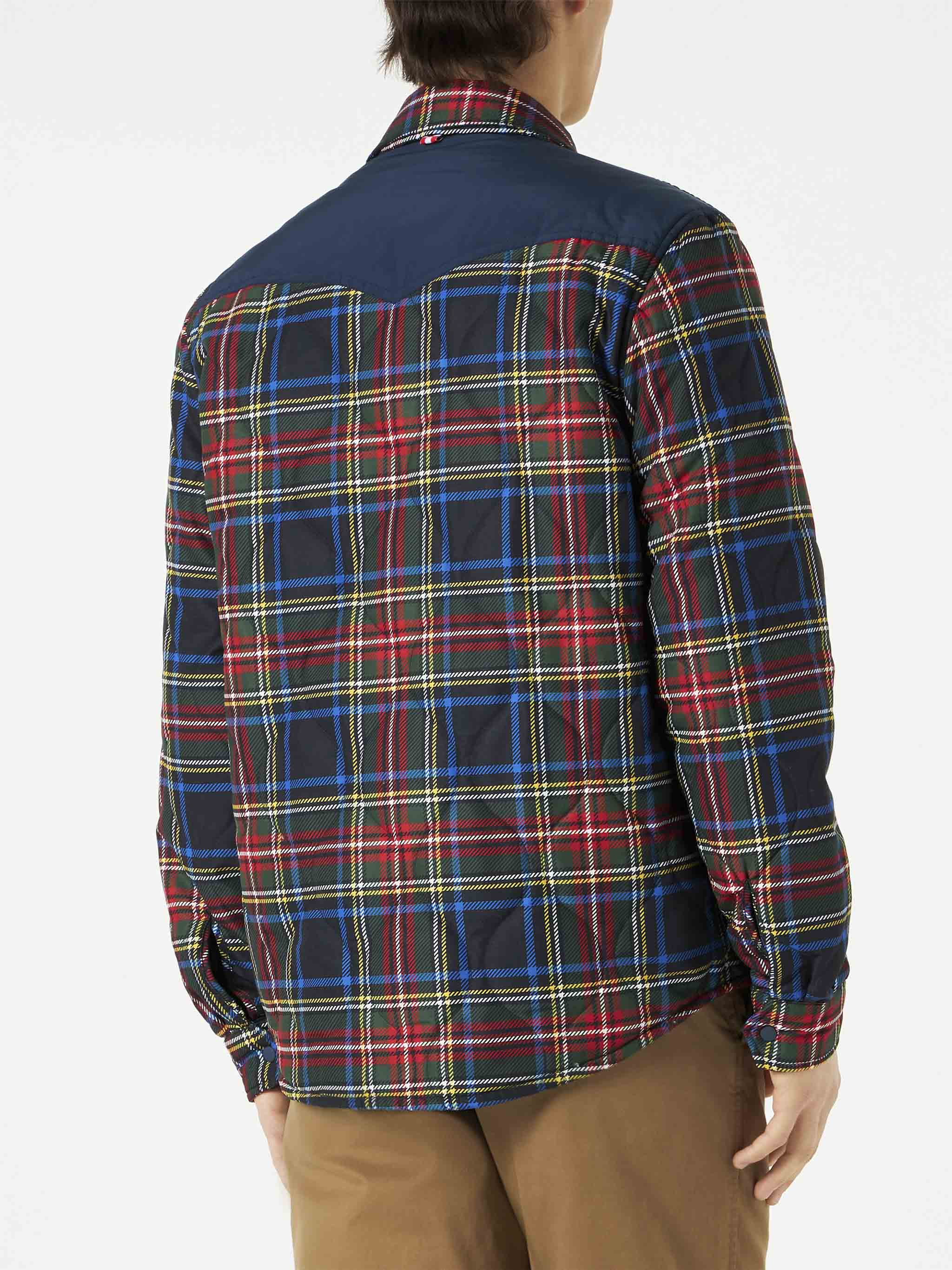 Overshirt imbottita Chalet fantasia tartan - Image 3