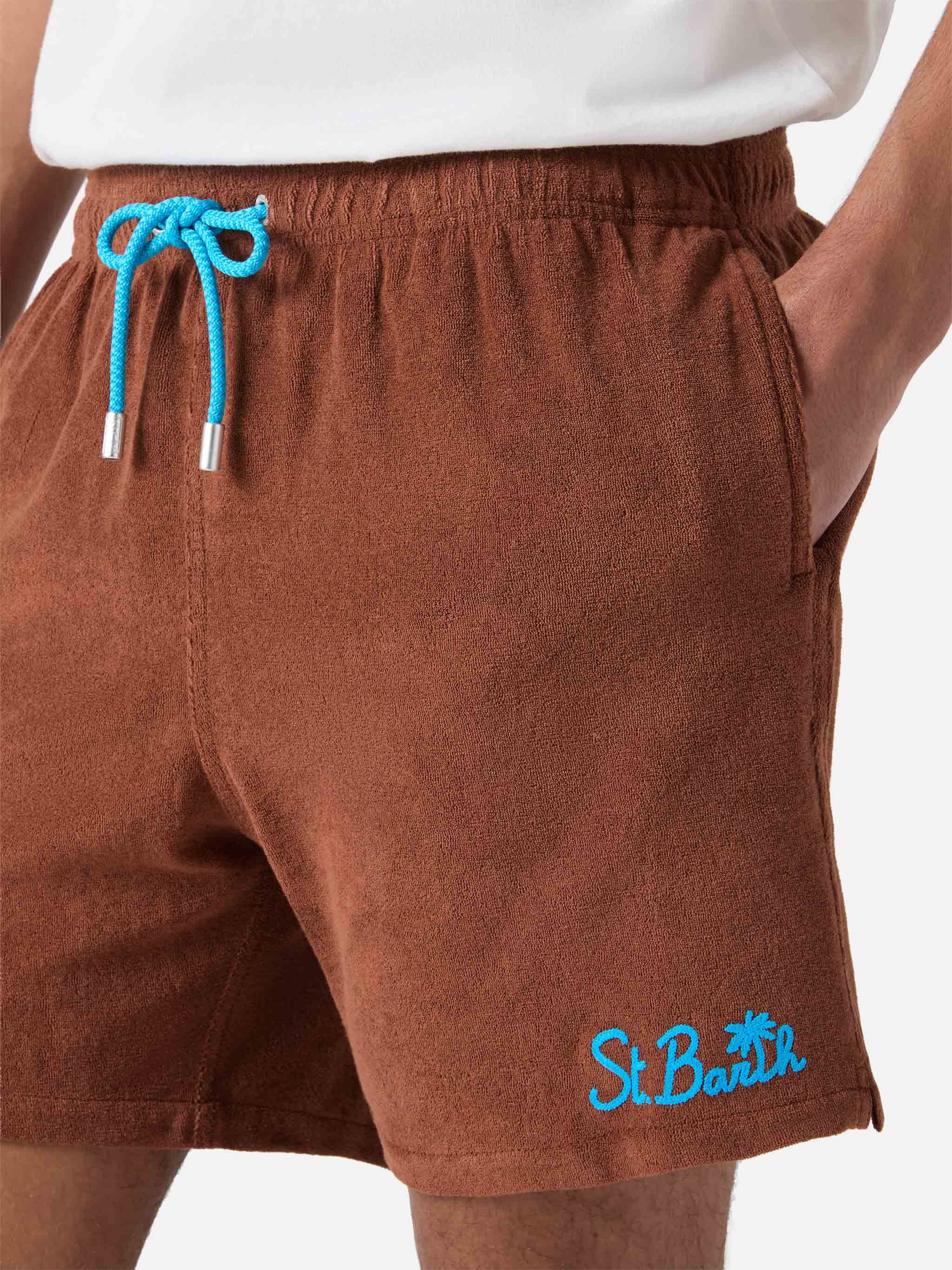 Costume mare Gustavia in spugna marrone - Image 3