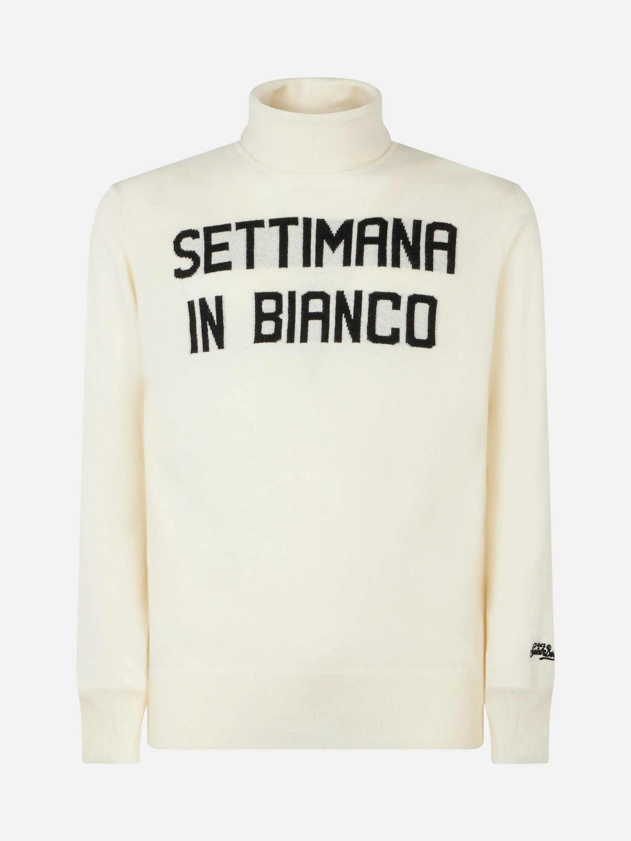 Dolcevita jacquard Settimana in Bianco bianco - Image 4