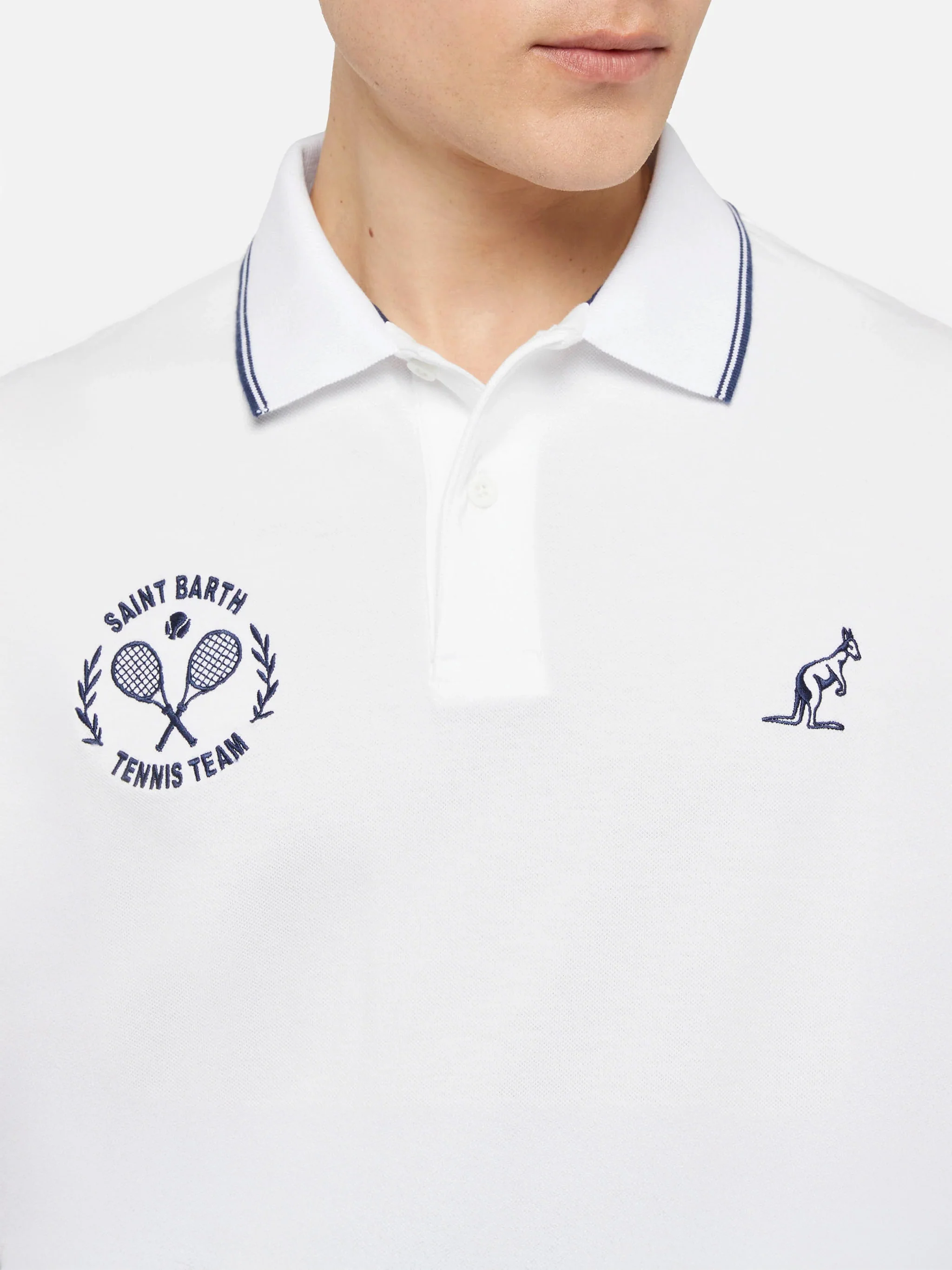 Polo Beverly Hills in cotone piqué bianco | Special Edition - Image 2