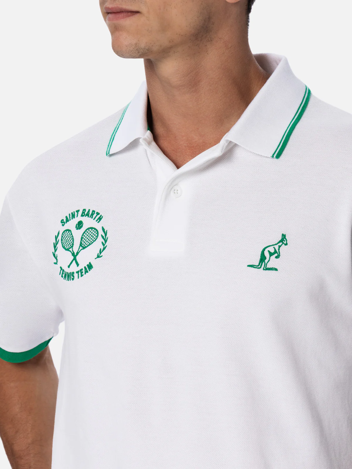 Polo Beverly Hills in cotone piquet bianco | Special Edition - Image 2