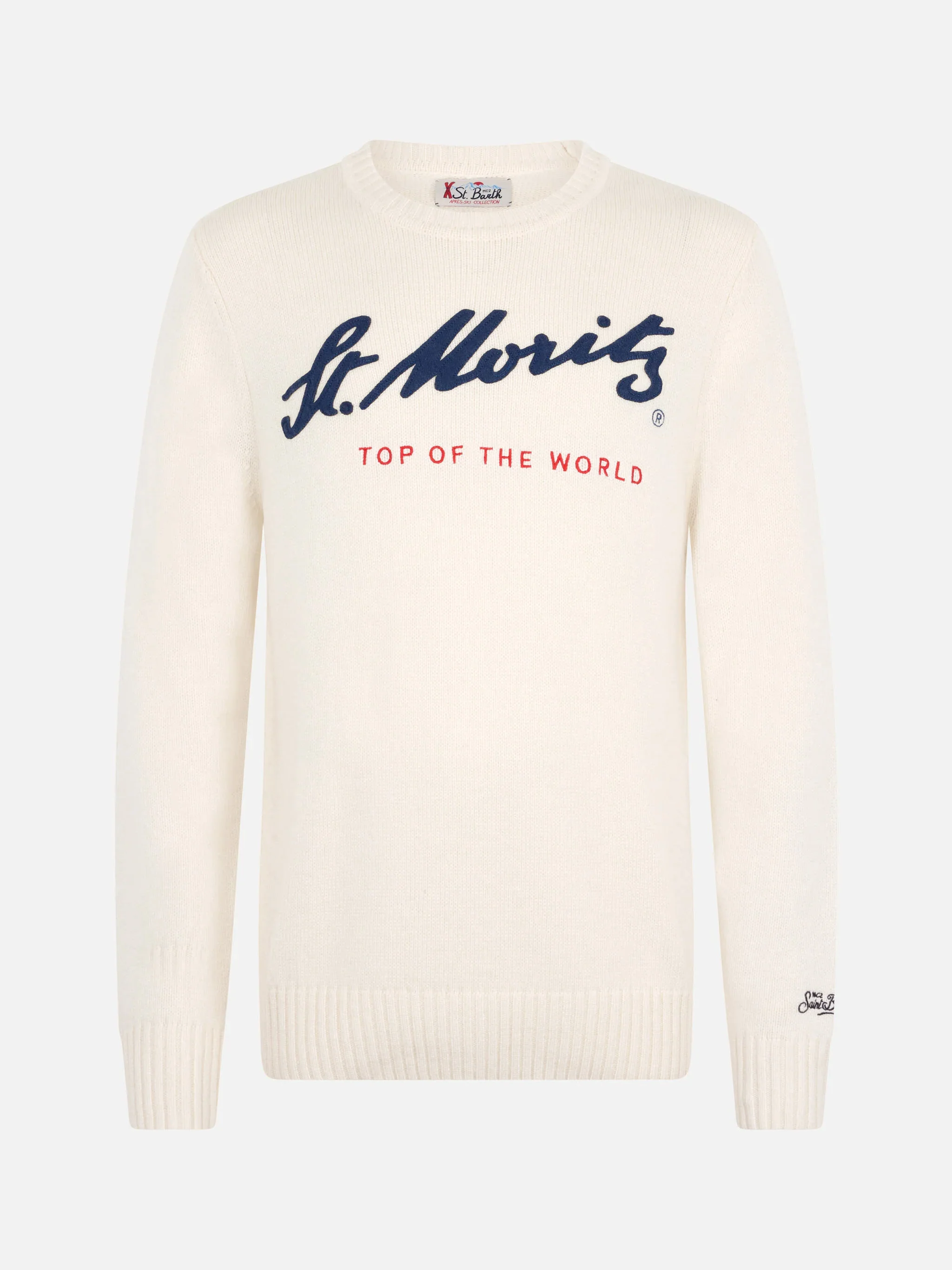 Maglia Bombardino in cotone ricamo St. Moritz | Special Edition - Image 4