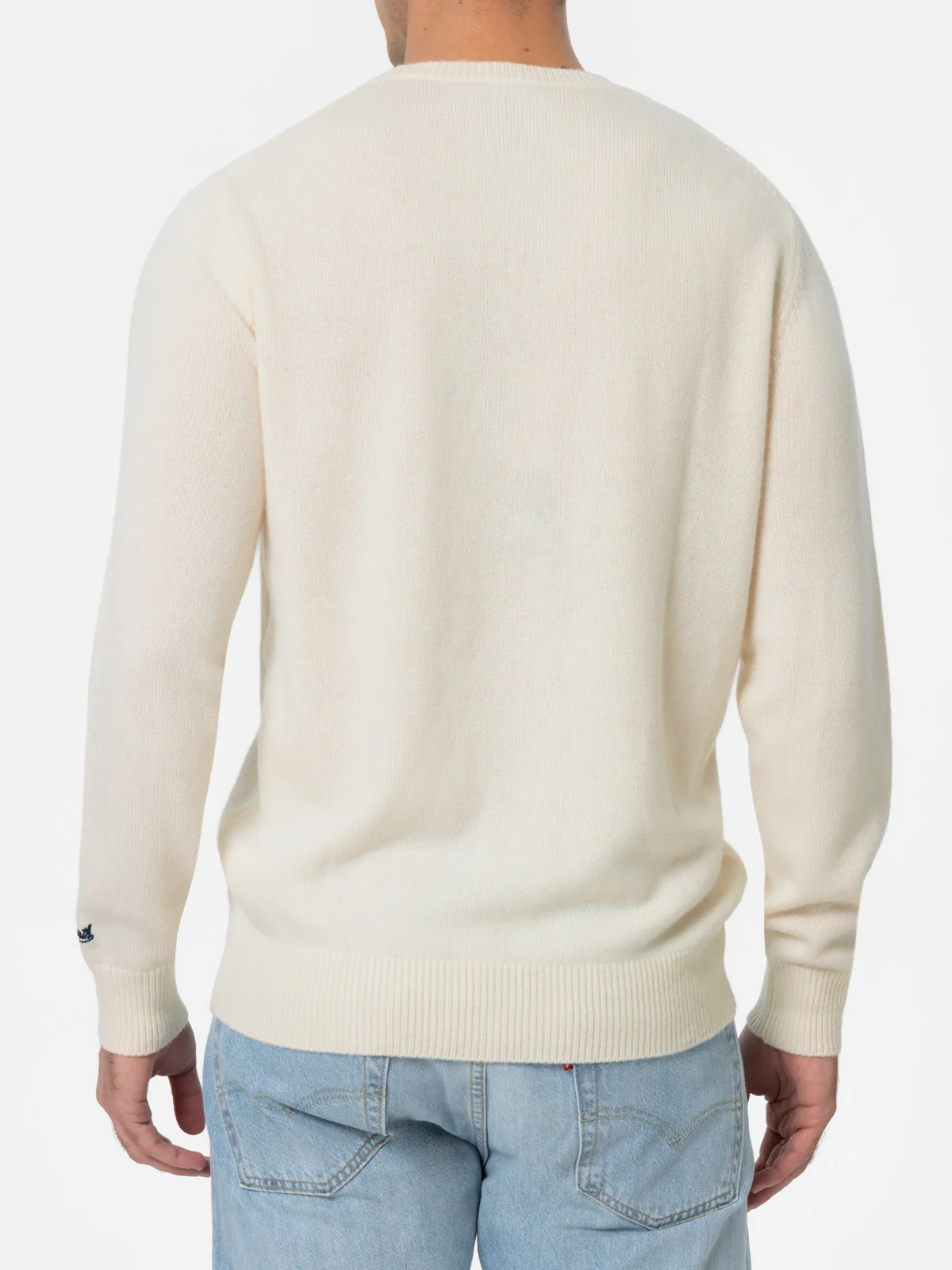 Maglione girocollo Heron con stampa e ricamo Mountain lover - Image 3