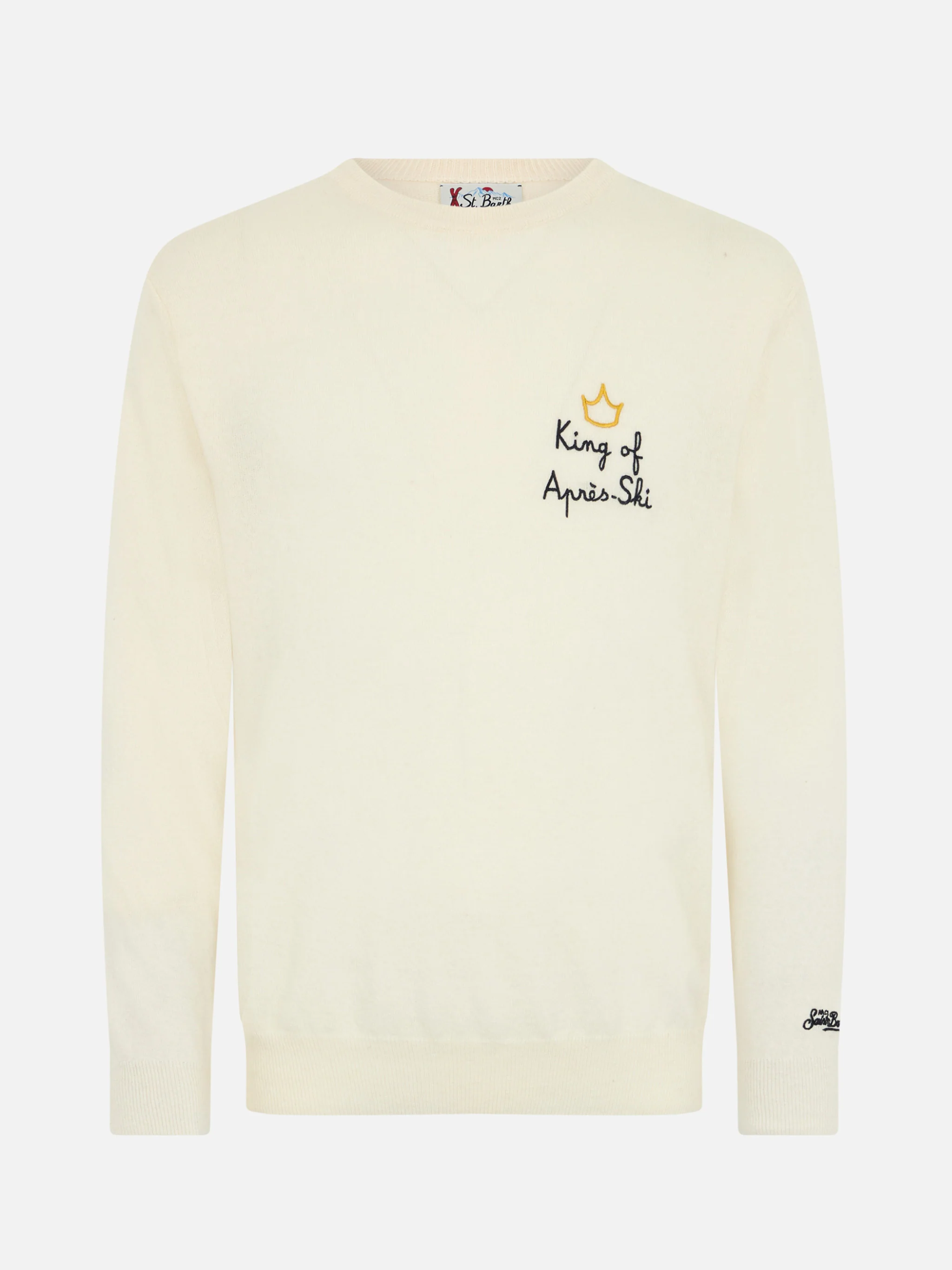 Maglione girocollo Heron con ricamo King of apres ski - Image 4