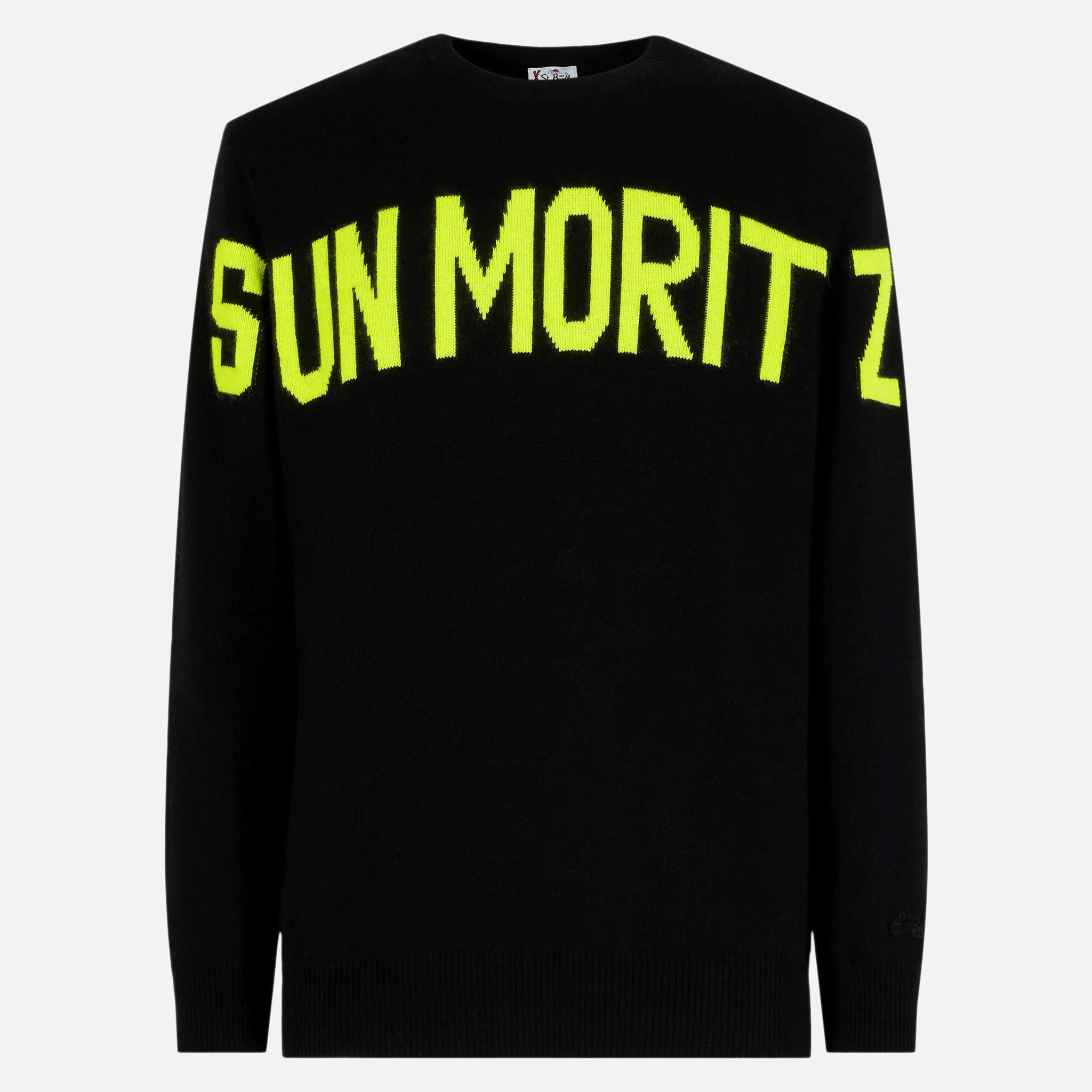 Maglia Heron Ski nera con lettering - Image 4