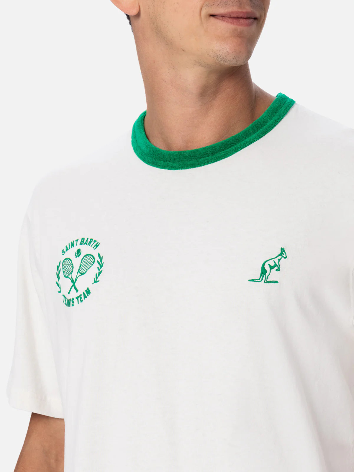 T-shirt Dover in cotone bianco tinta unita | Special Edition - Image 3