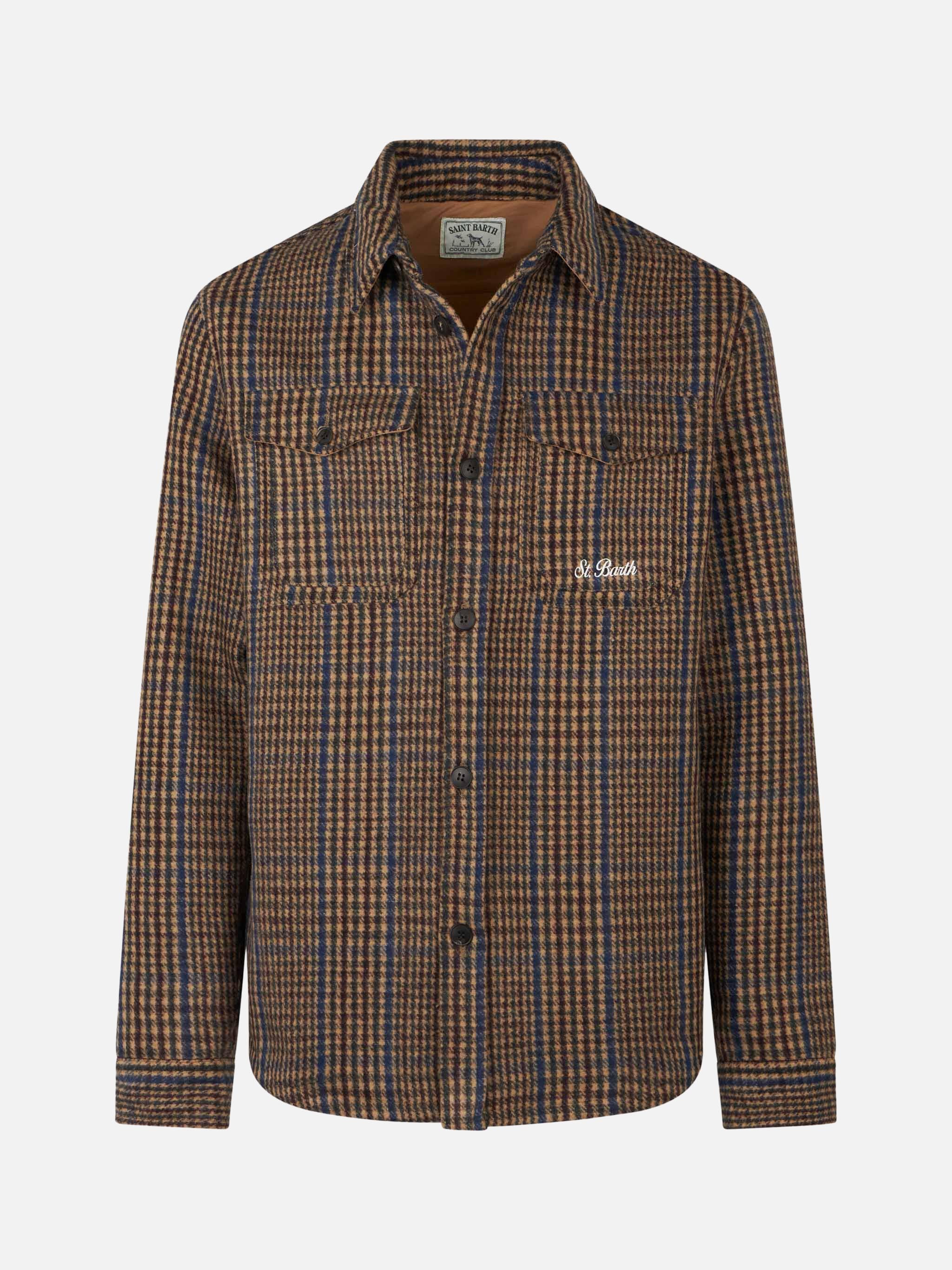 Camicia Burton overshirt Principe di Galles - Image 4