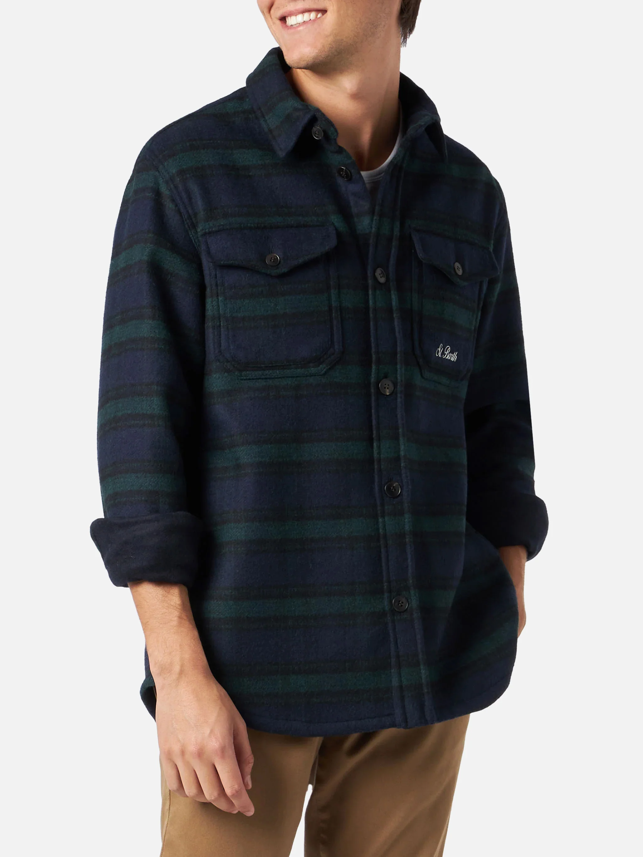 Camicia Burton overshirt tartan