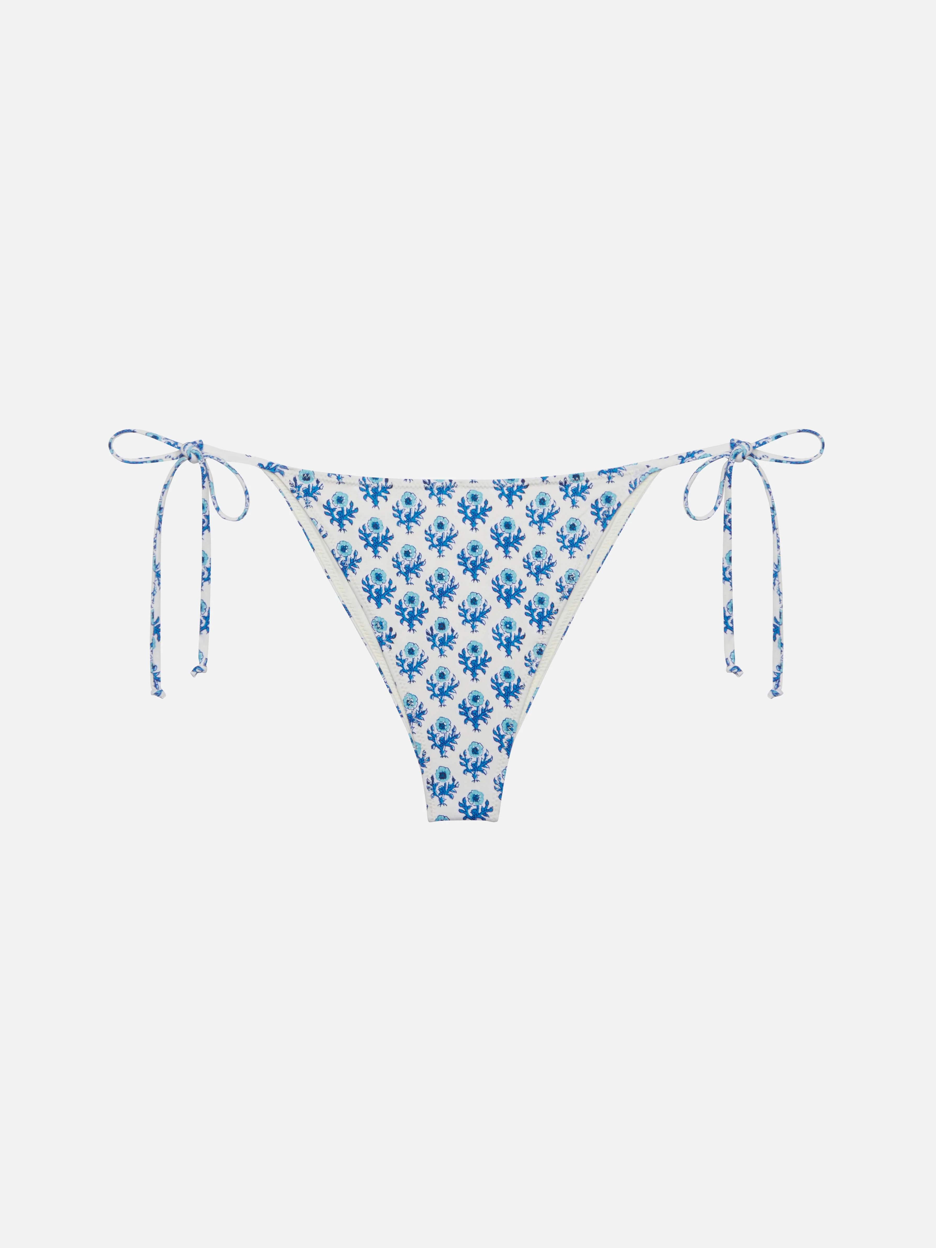 Marielle slip mare classico con stampa floreale