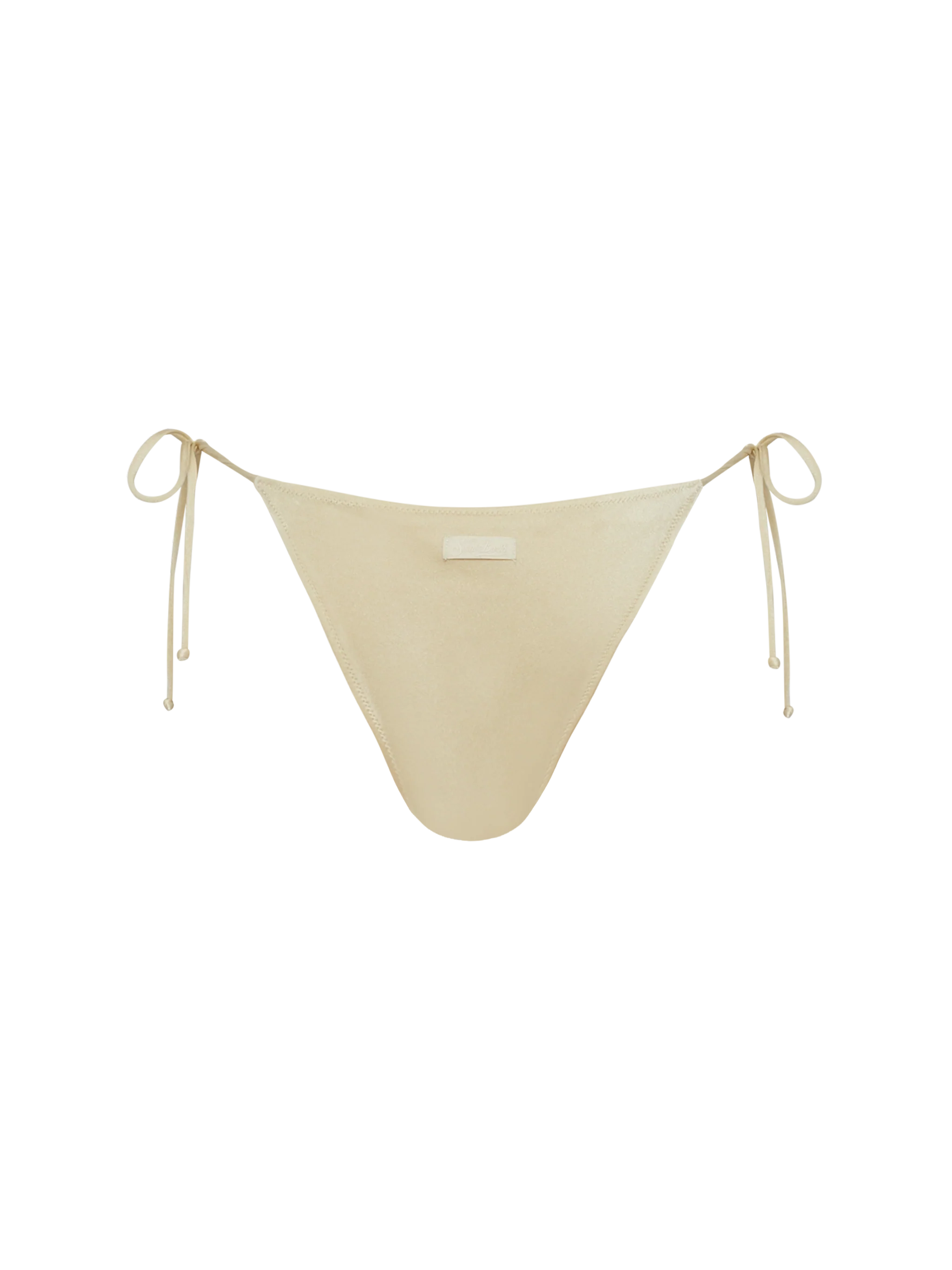 Marielle slip mare classico oro con applicazioni di strass - Image 2
