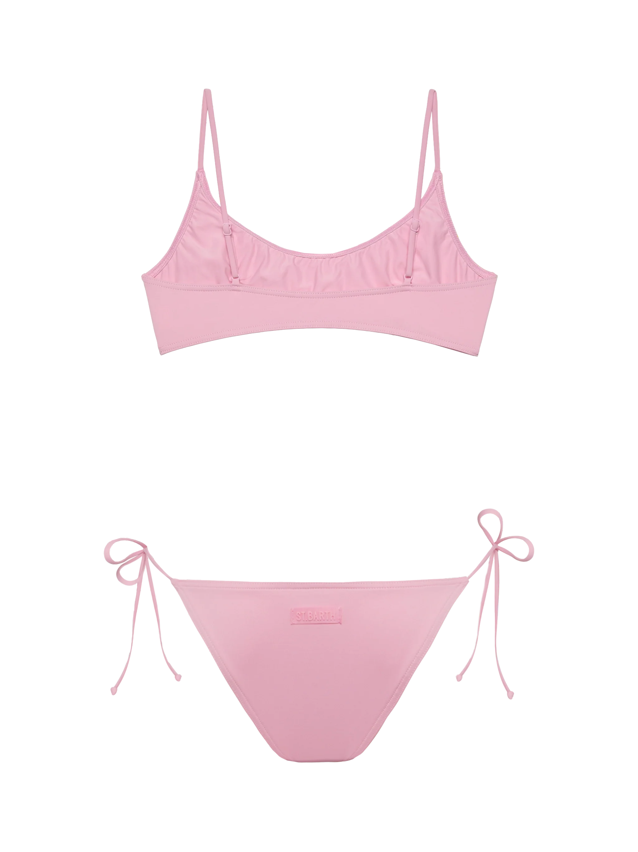 Bikini classico a bralette Judy Marielle color rosa - Image 6