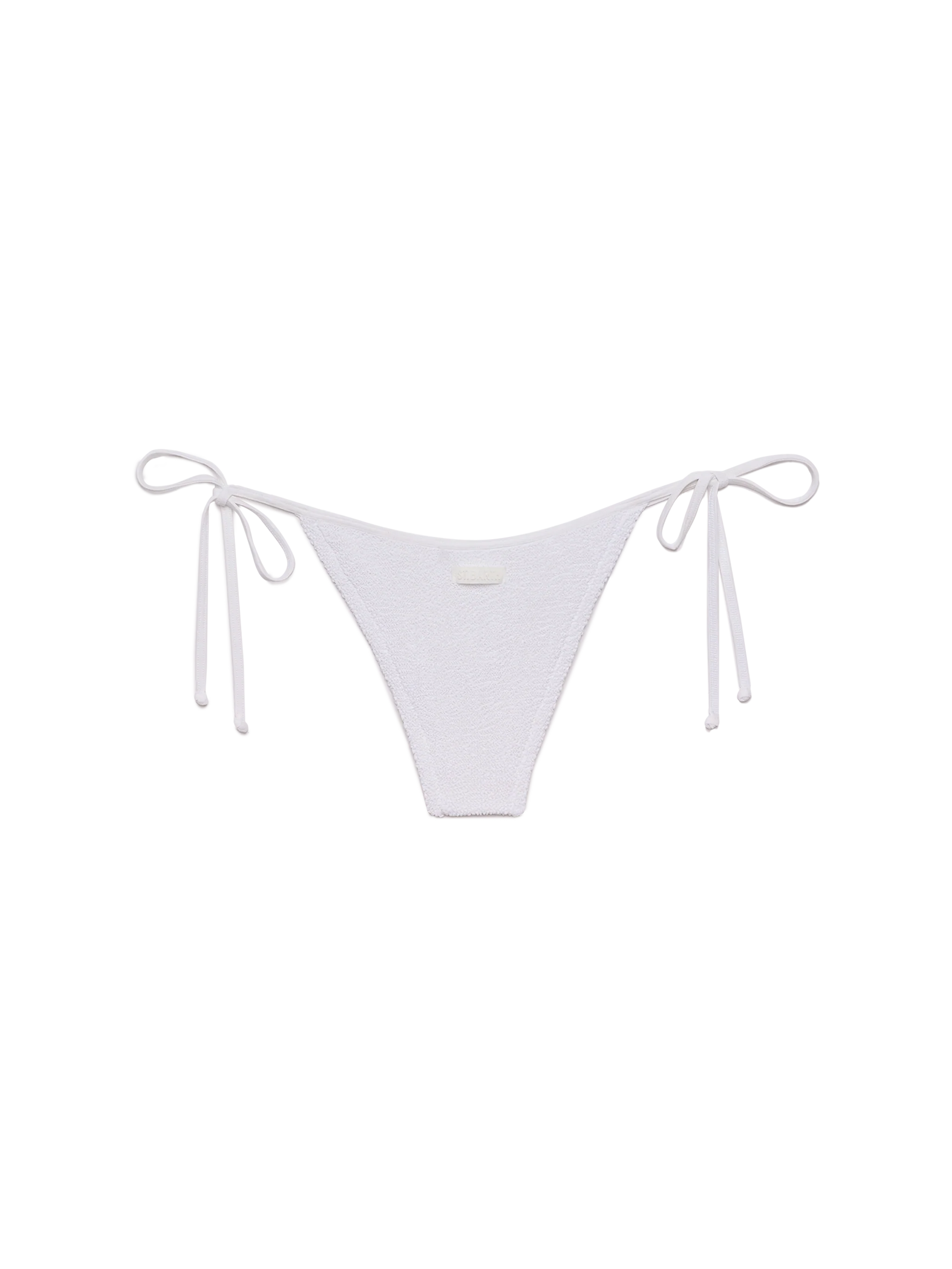 Marielle slip mare classico in crinkle color bianco - Image 2
