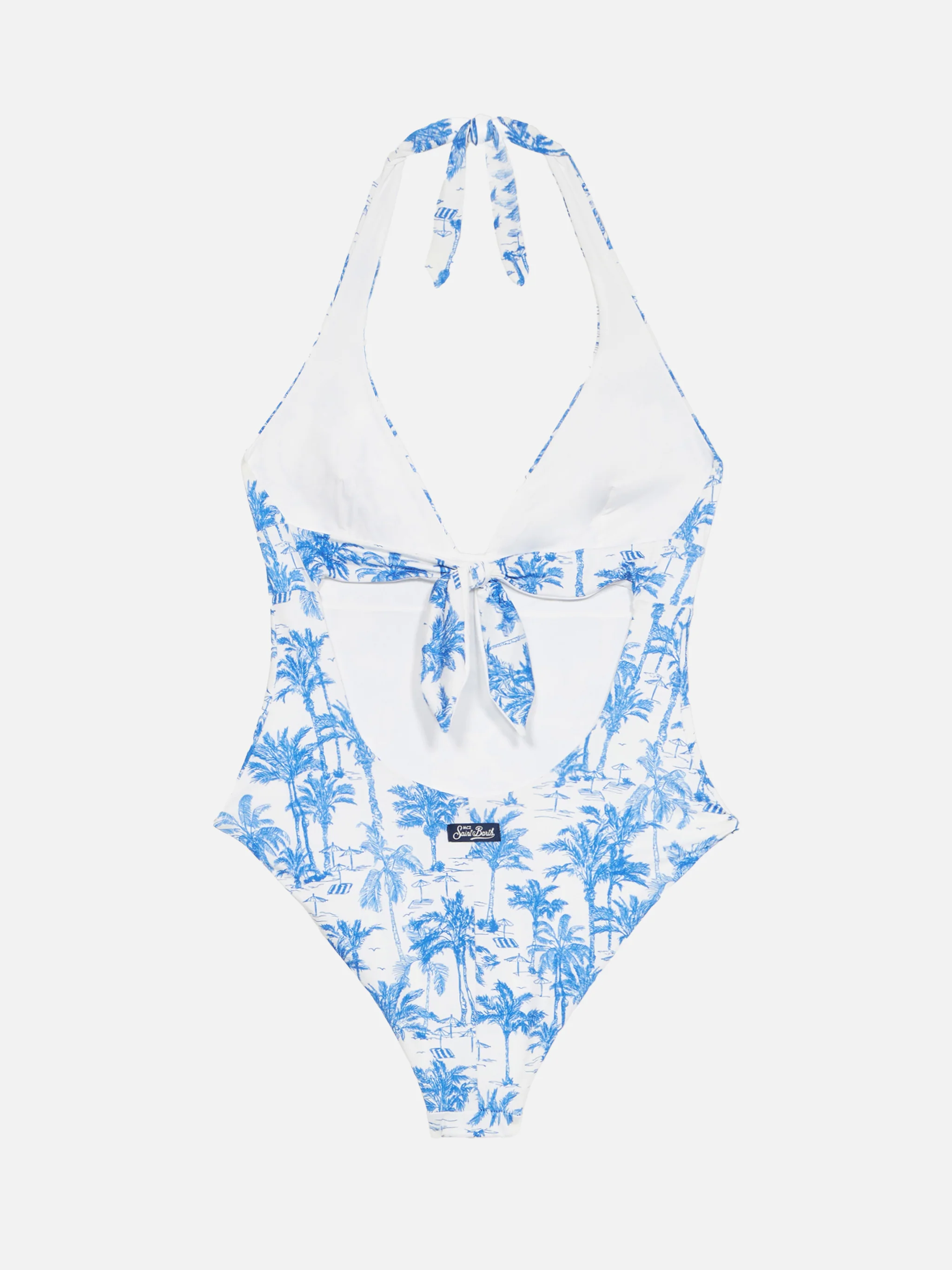 Costume intero Marylin con stampa toile de Jouy - Image 3