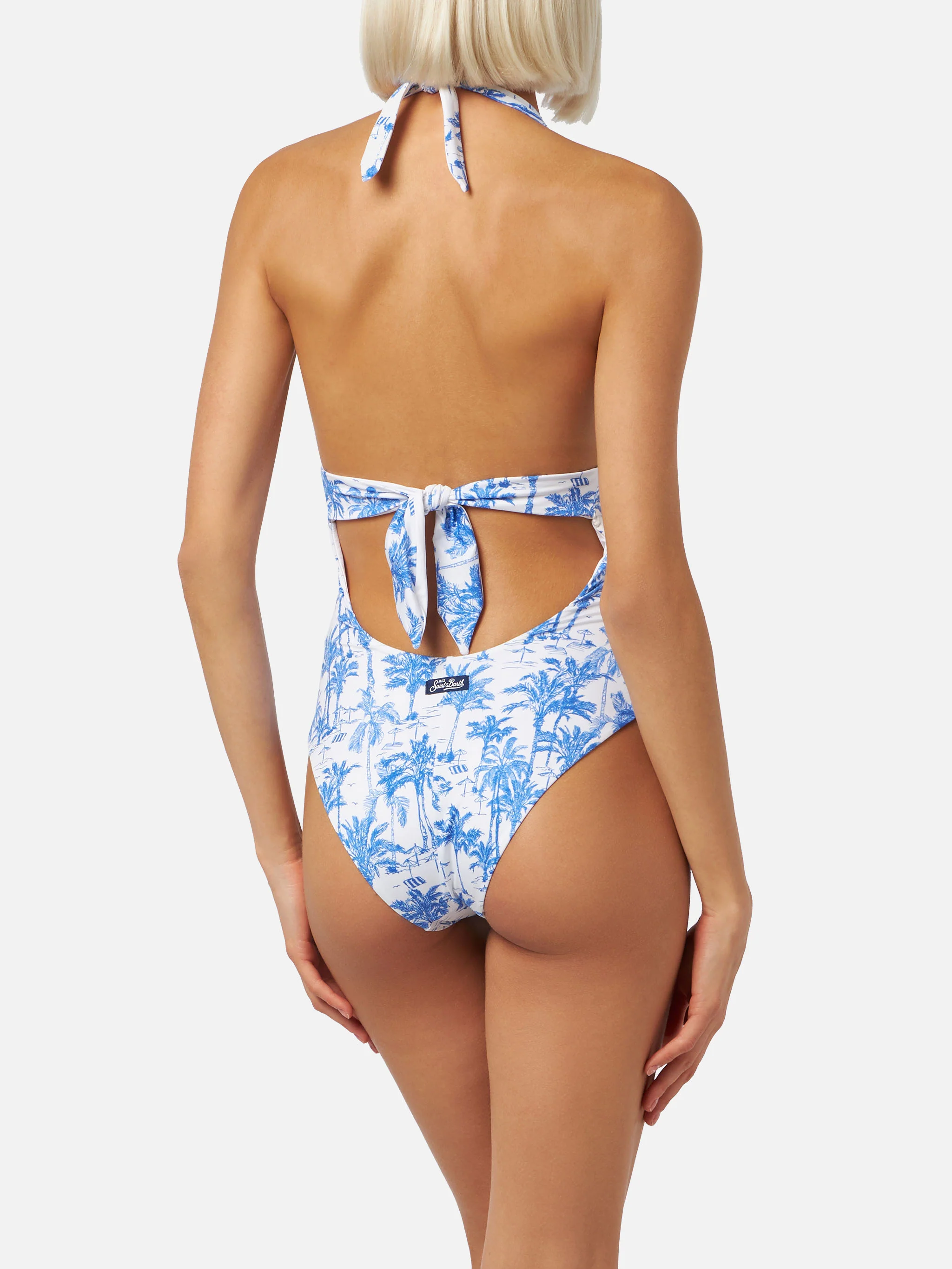 Costume intero Marylin con stampa toile de Jouy - Image 4