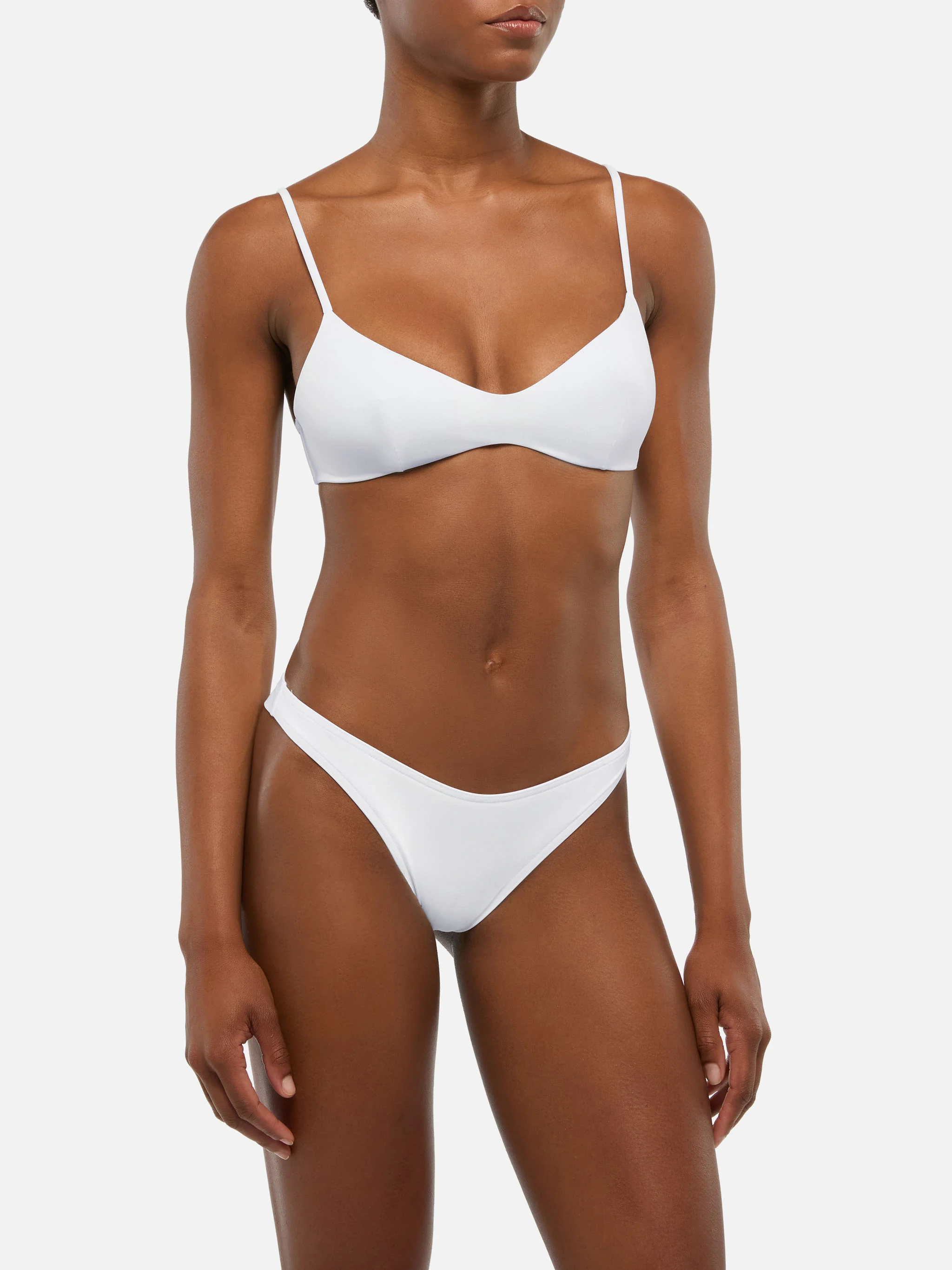 Bikini bralette scollata May Lido in bianco - Image 2