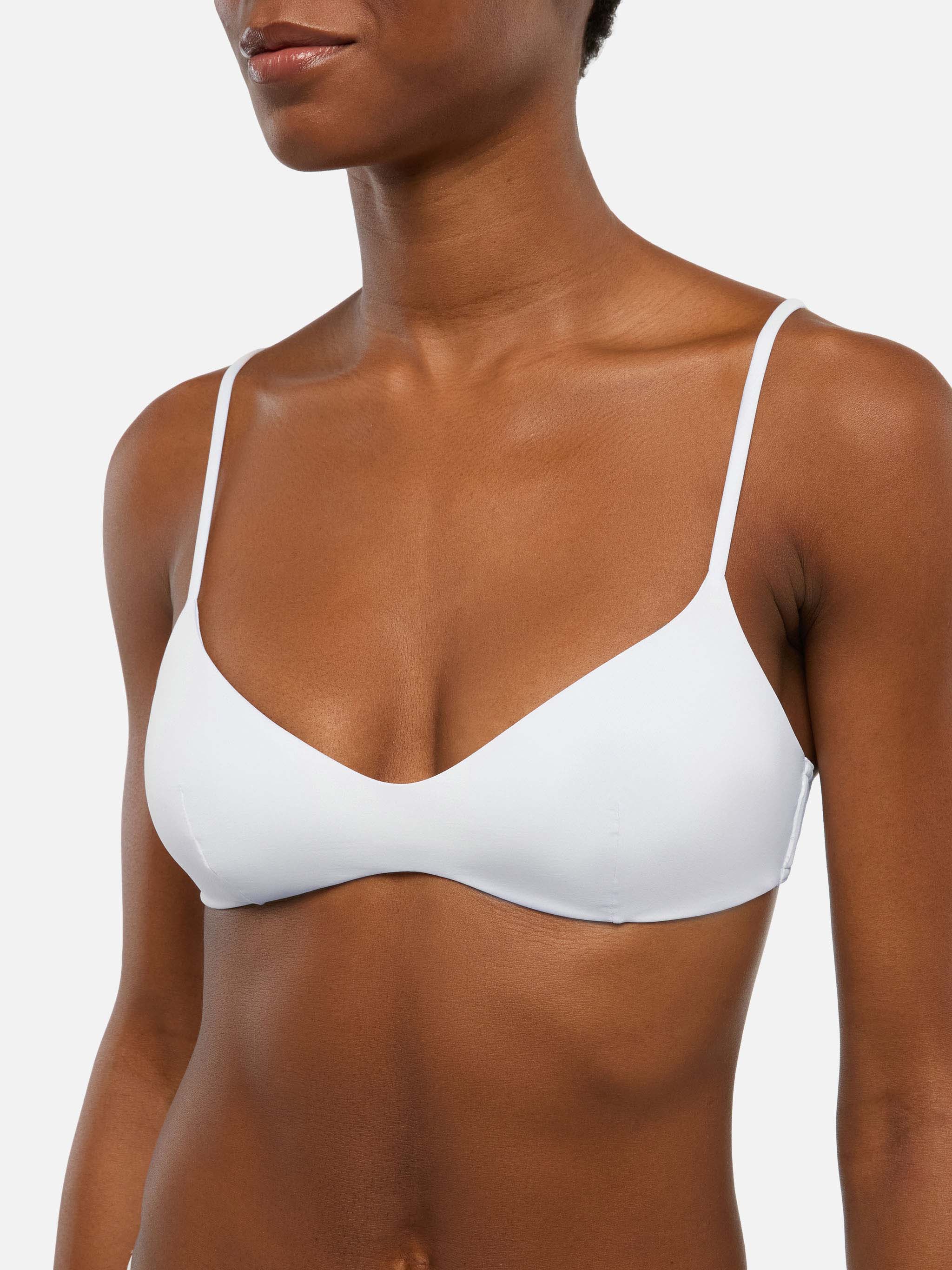 Bikini bralette scollata May Lido in bianco - Image 3