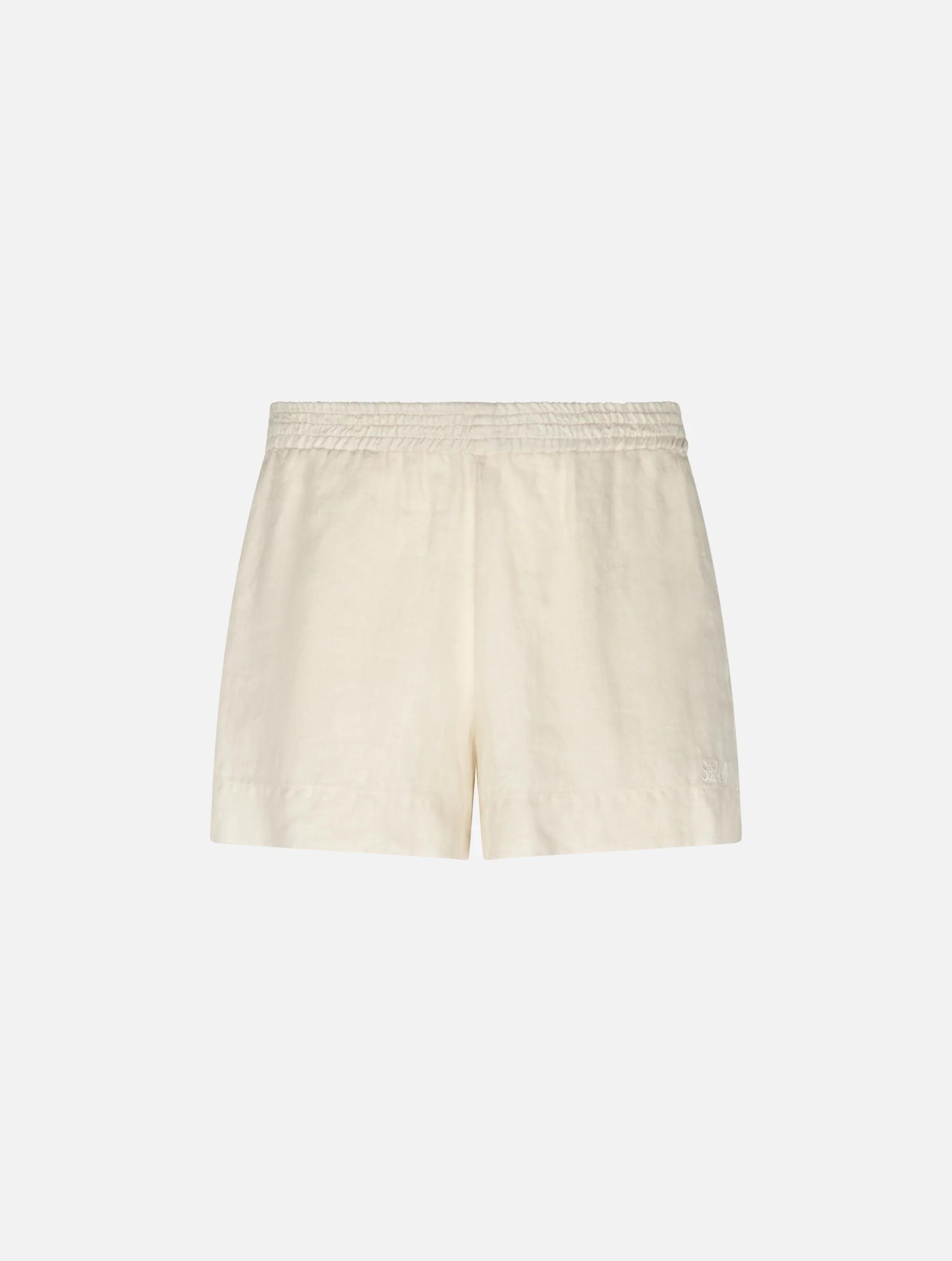 Meave shorts pull up in lino color crema - Image 6