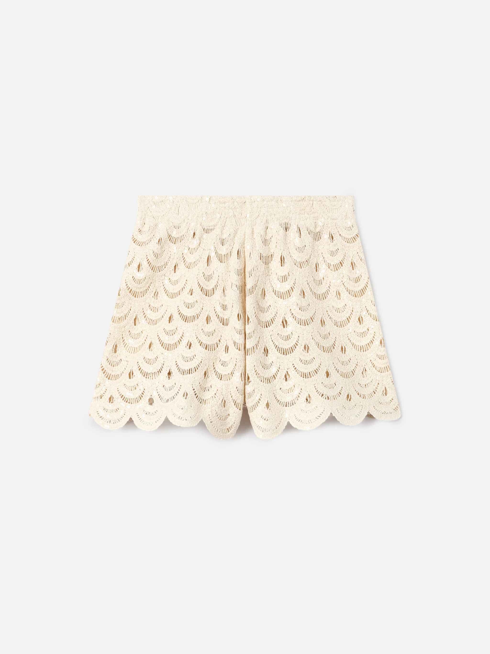Shorts Meave in crochet con paillettes - Image 5