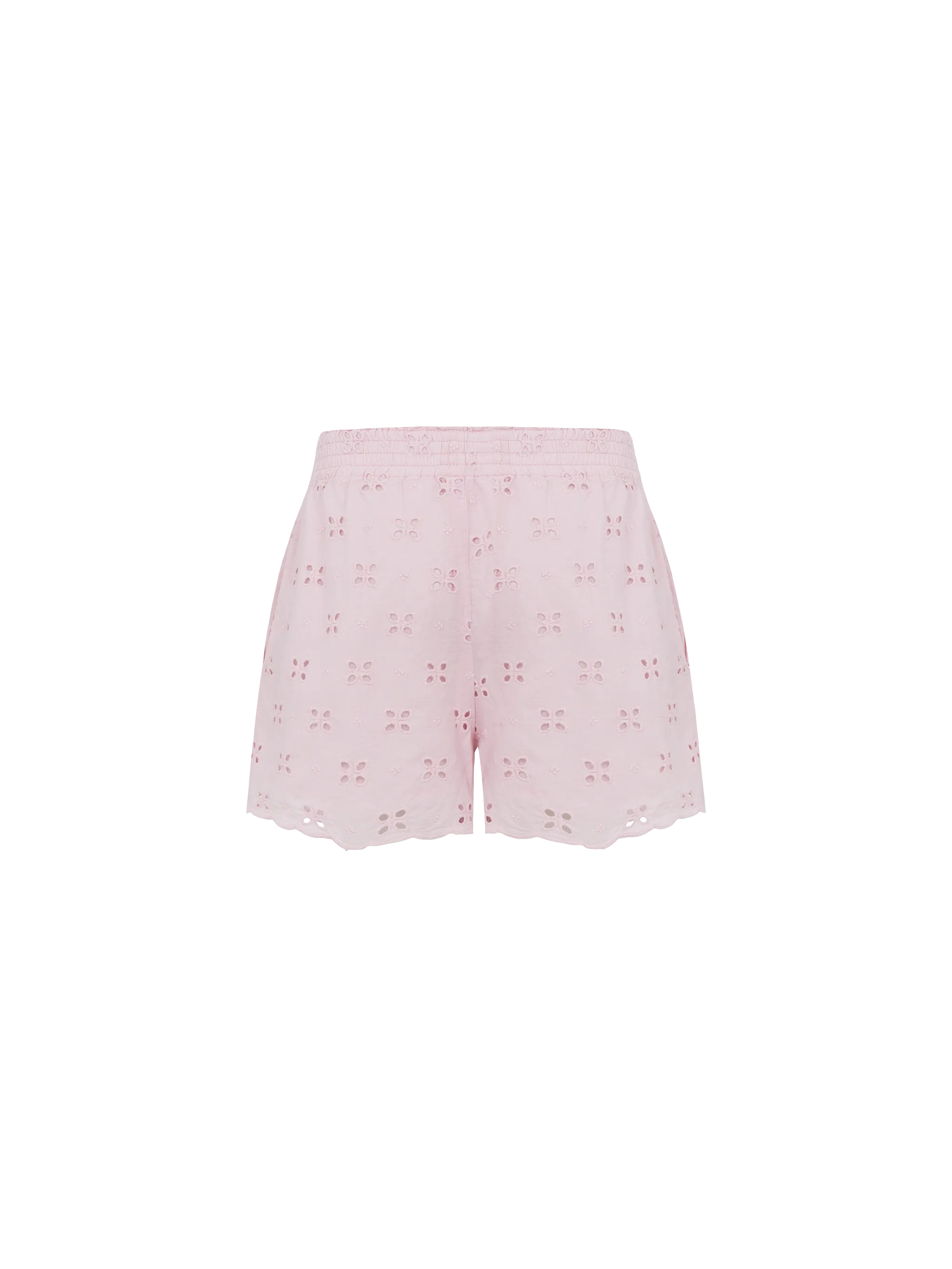 Shorts Meave Jr in cotone Sangallo con coulisse - Image 2