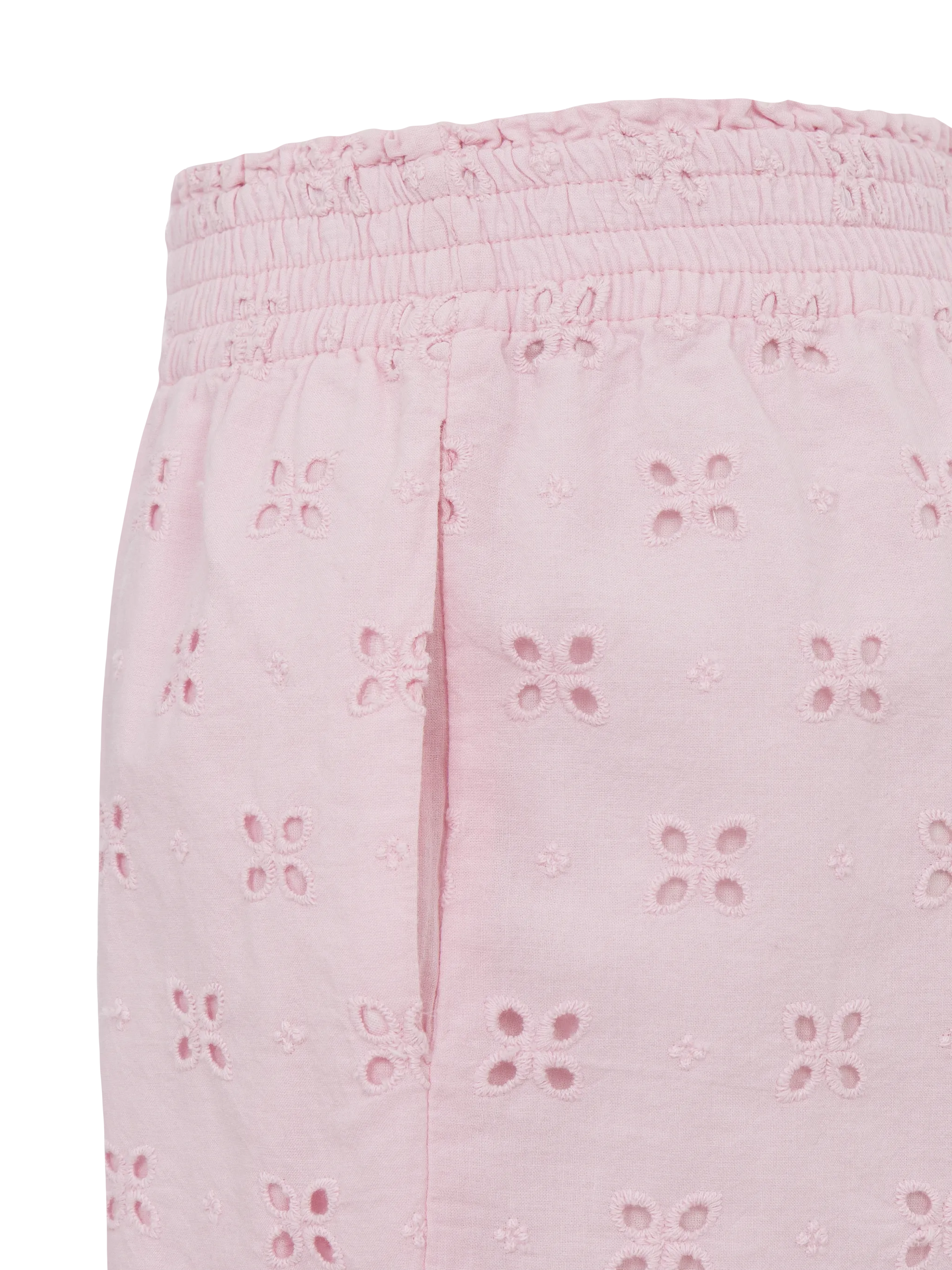 Shorts Meave Jr in cotone Sangallo con coulisse - Image 3