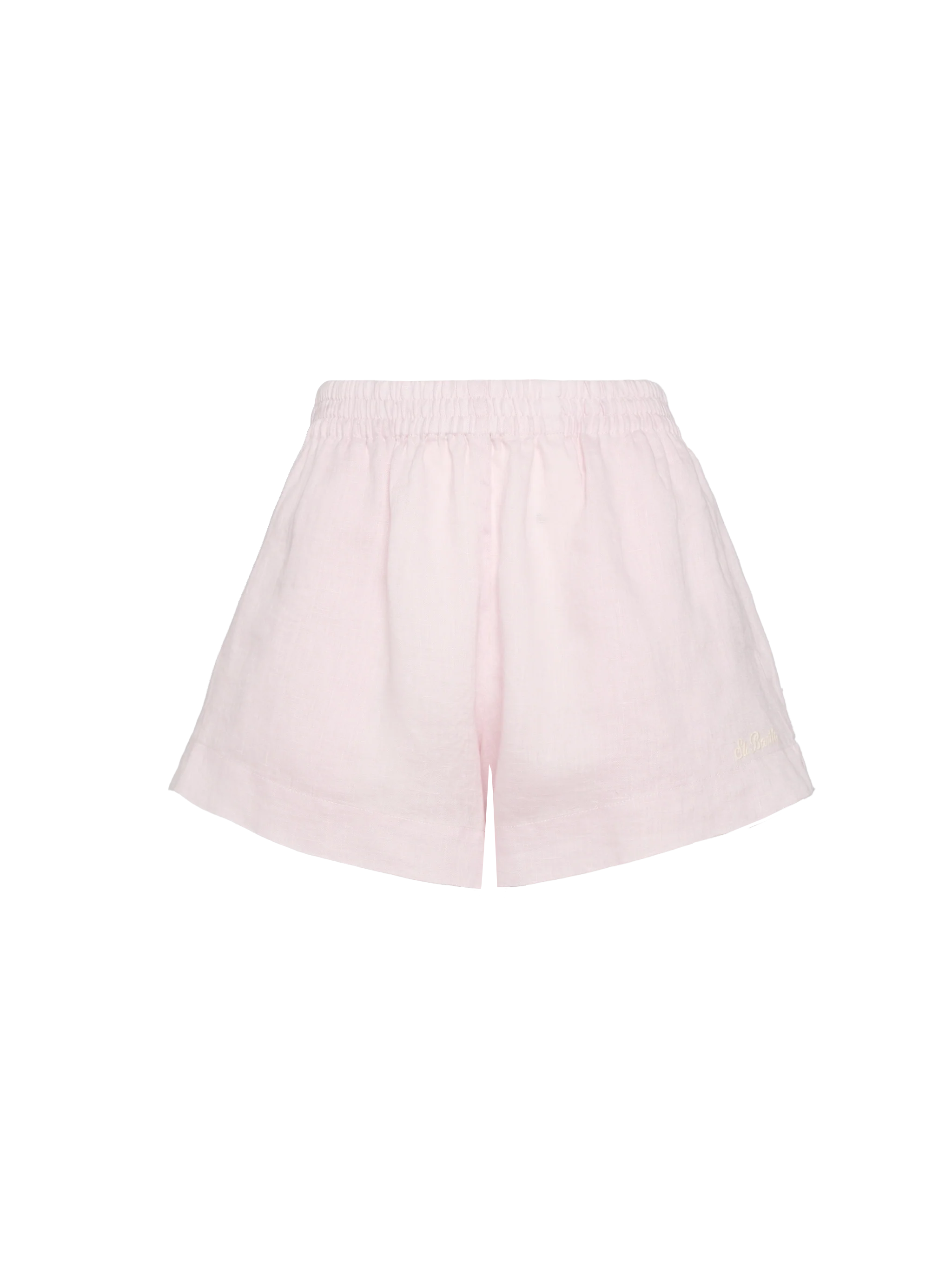 Meave shorts pull up in lino color rosa - Image 4