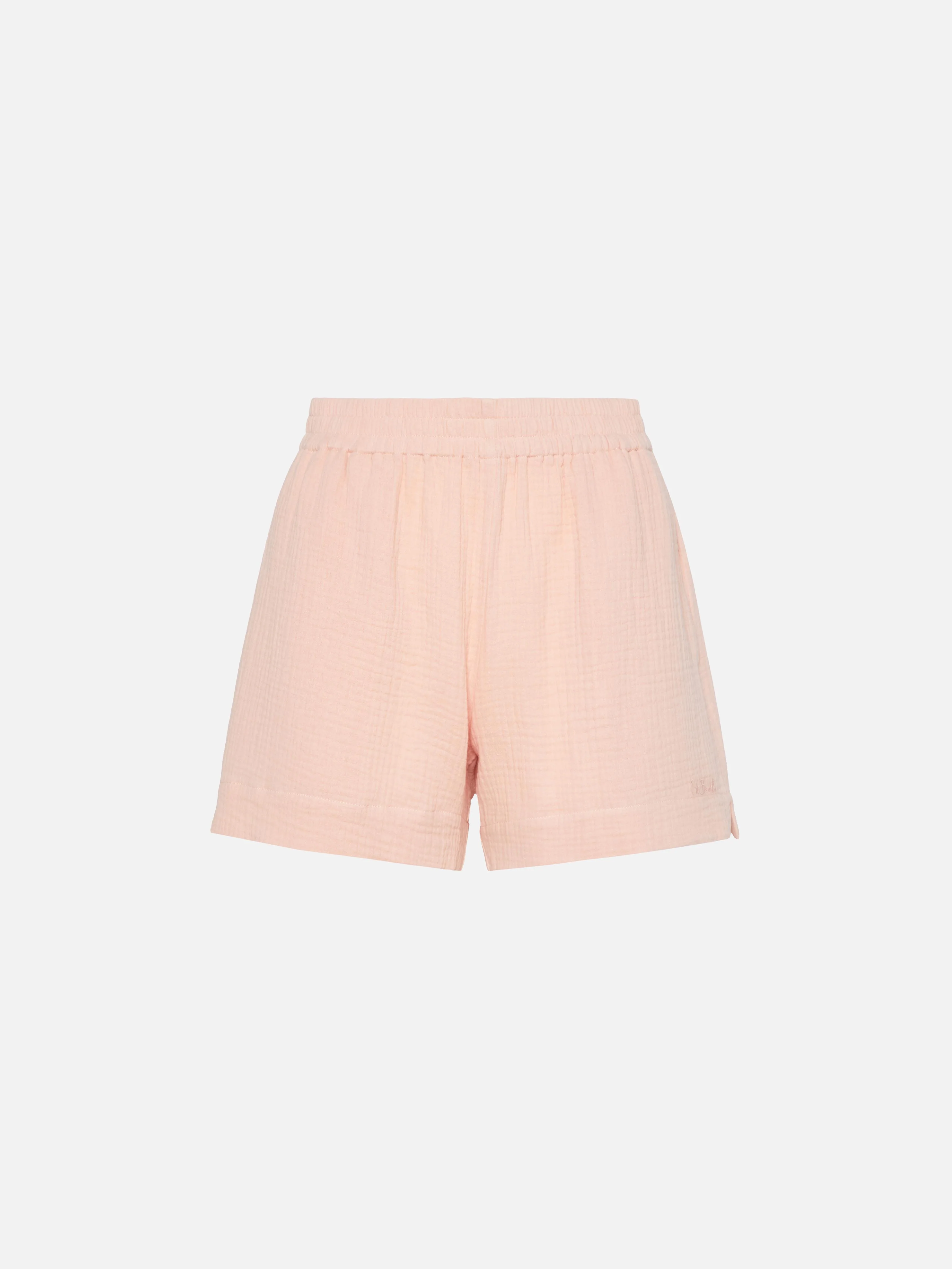 Meave shorts pull up in mussola di cotone Sangallo - Image 4