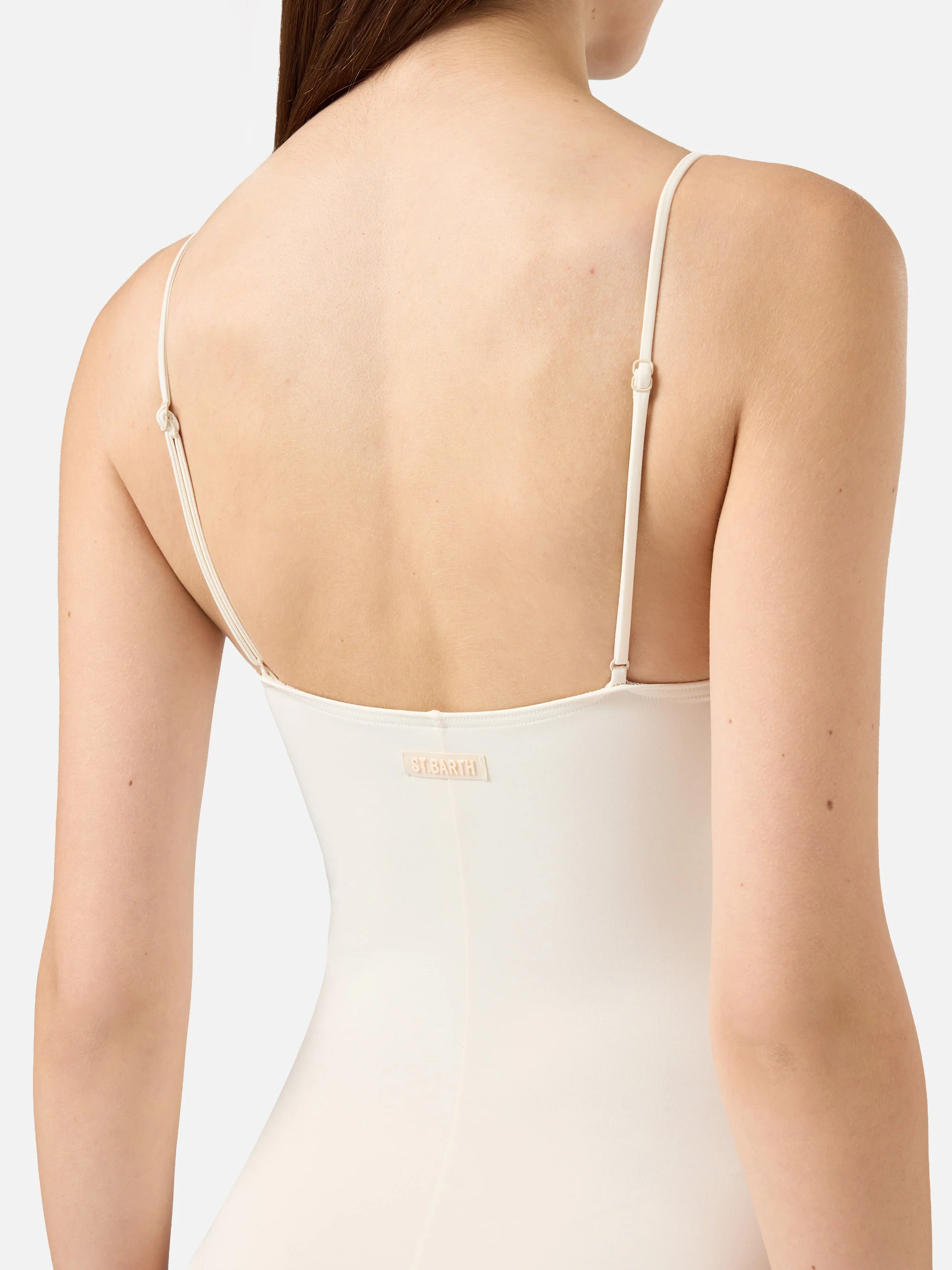 Costume intero Medea color crema con ferretto - Image 3