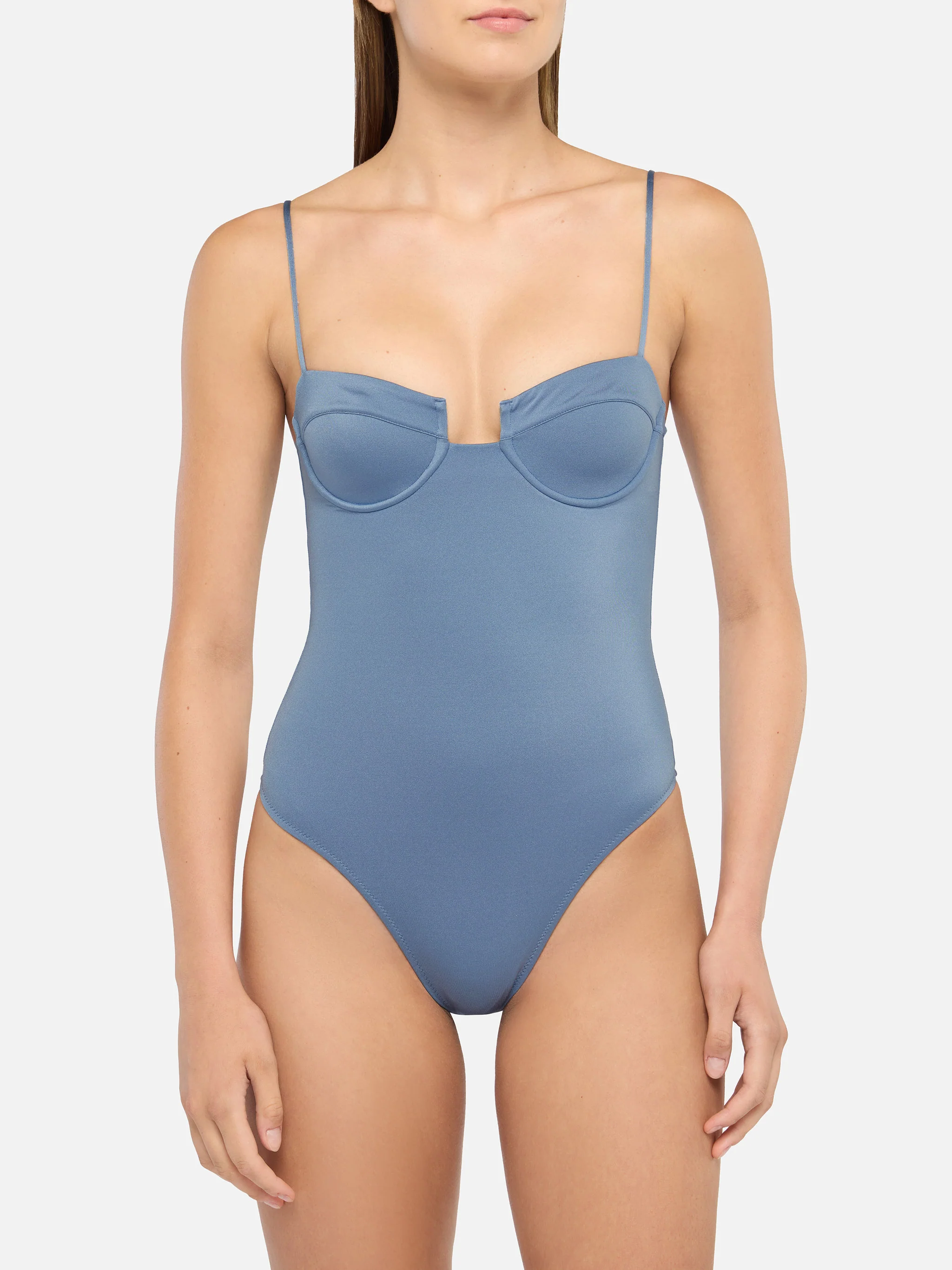 Costume intero Medea shimmer avio con ferretto - Image 2