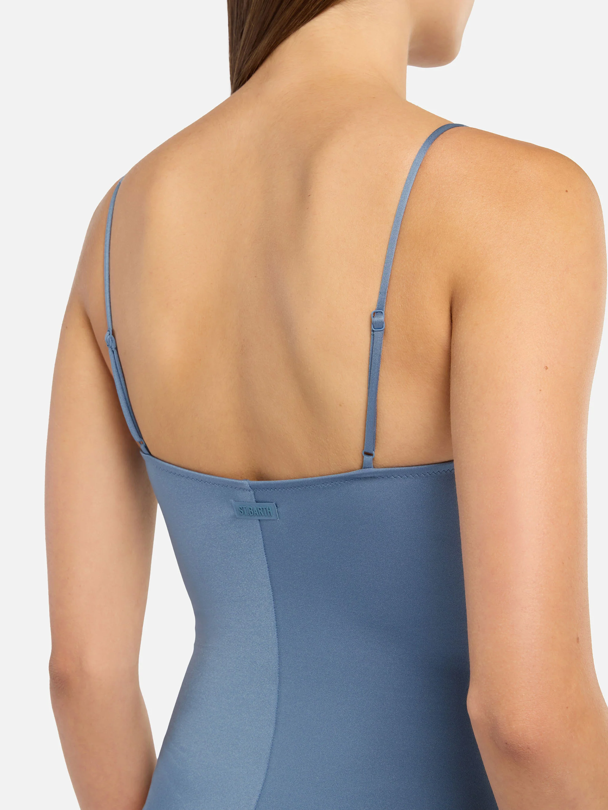 Costume intero Medea shimmer avio con ferretto - Image 3