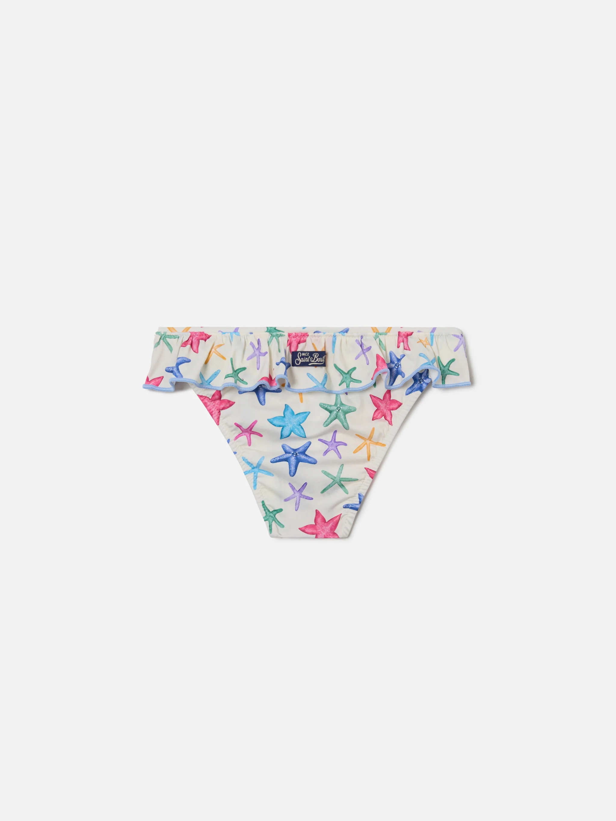 Slip mare Melly panna con stampa stelle marine - Image 2