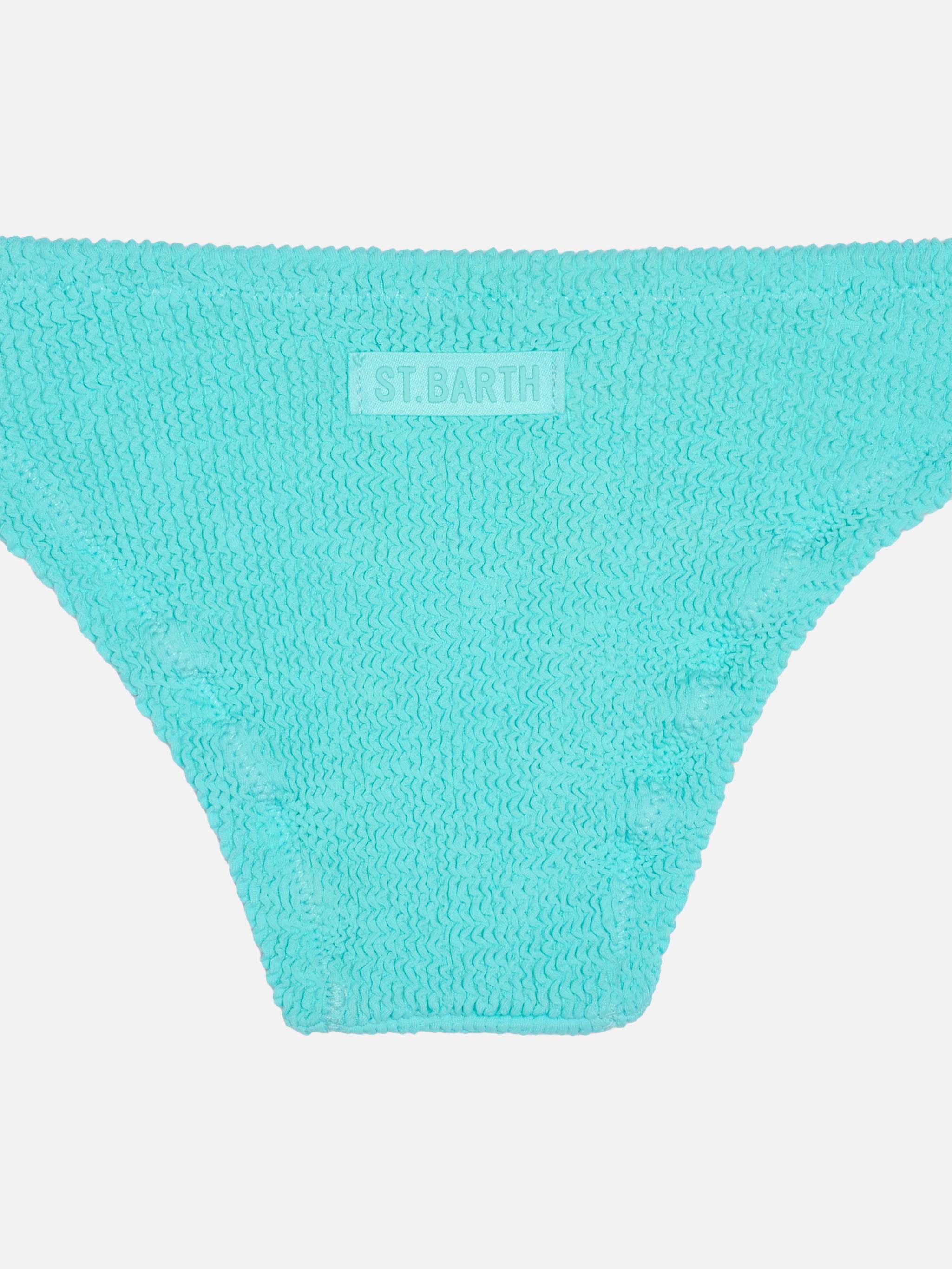 Slip da mare Mica in crinkle verde acqua - Image 3