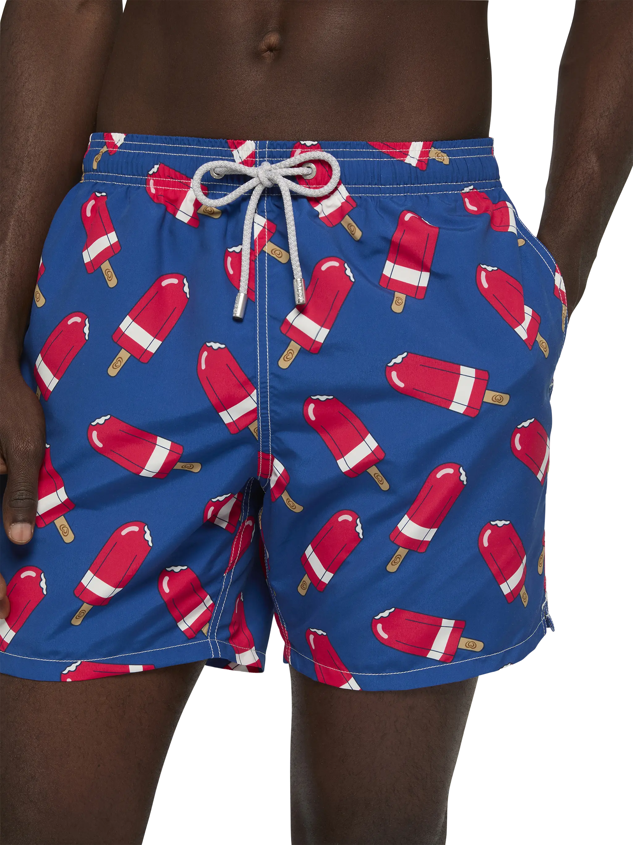 Costume mare lunghezza media Gustavia con stampa Fior di Fragola | ALGIDA SPECIAL EDITION - Image 4