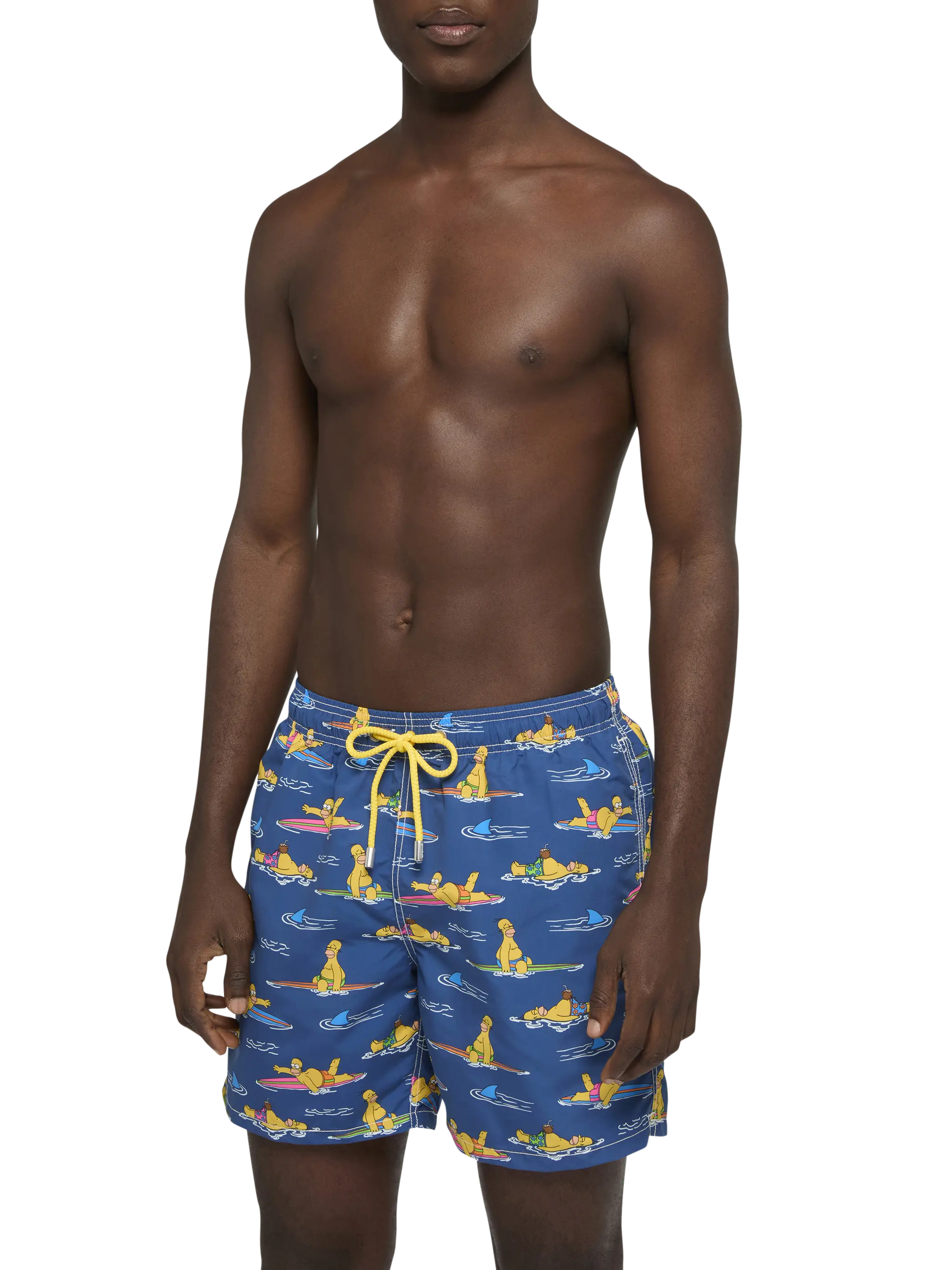 Costume mare lunghezza media Gustavia con stampa Homer Simpson | SIMPSON SPECIAL EDITION - Image 3