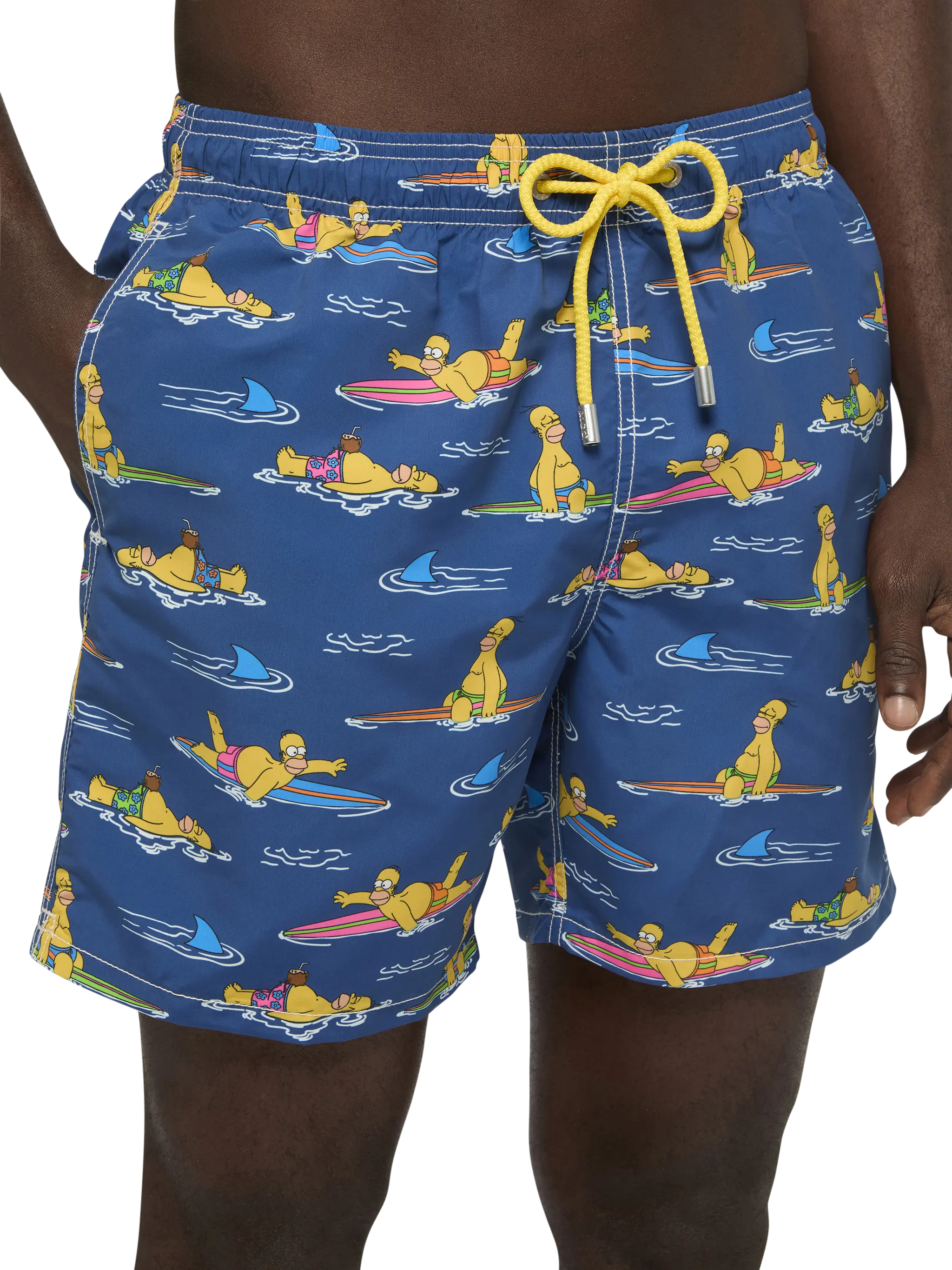 Costume mare lunghezza media Gustavia con stampa Homer Simpson | SIMPSON SPECIAL EDITION - Image 4