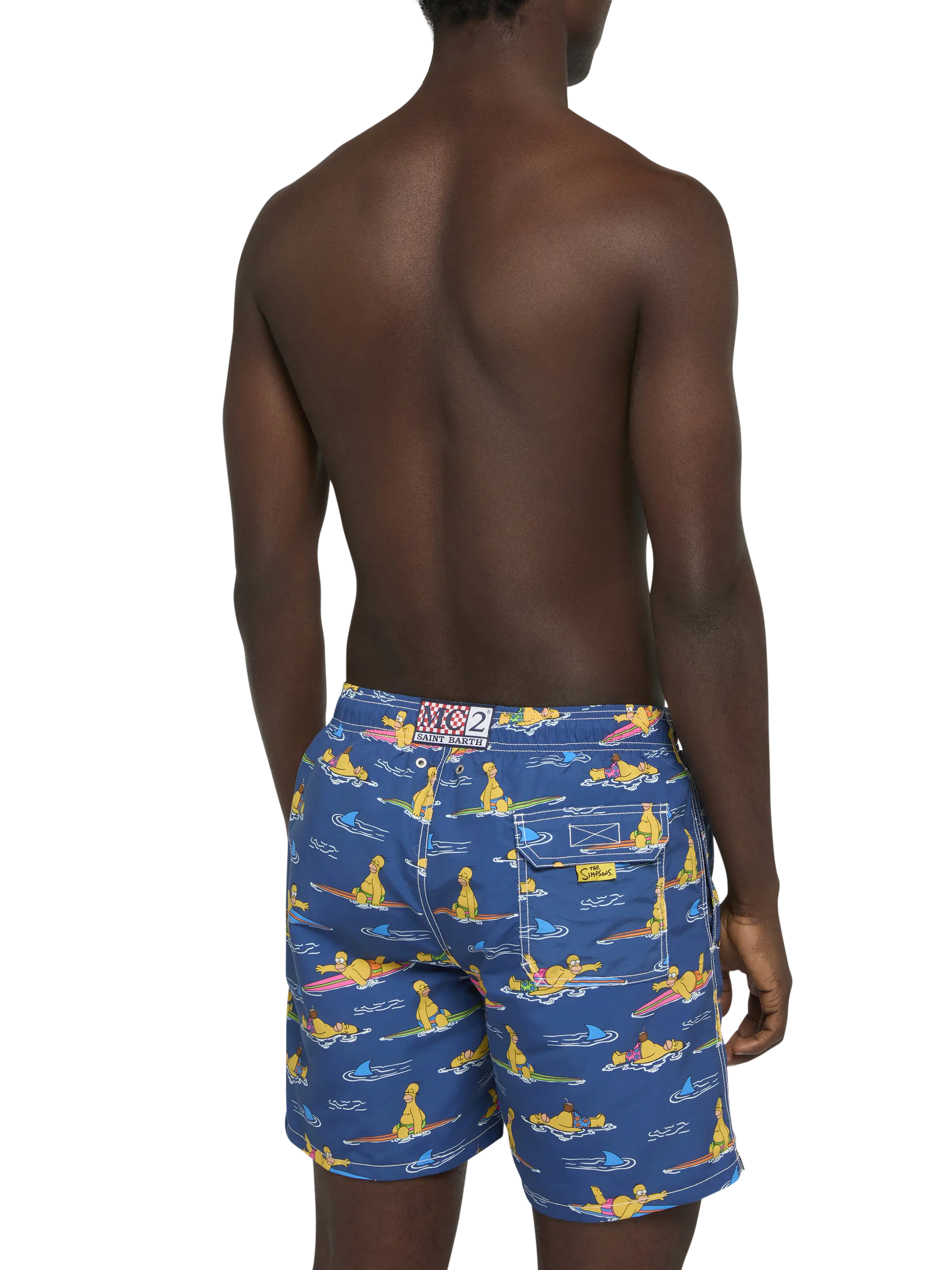 Costume mare lunghezza media Gustavia con stampa Homer Simpson | SIMPSON SPECIAL EDITION - Image 5