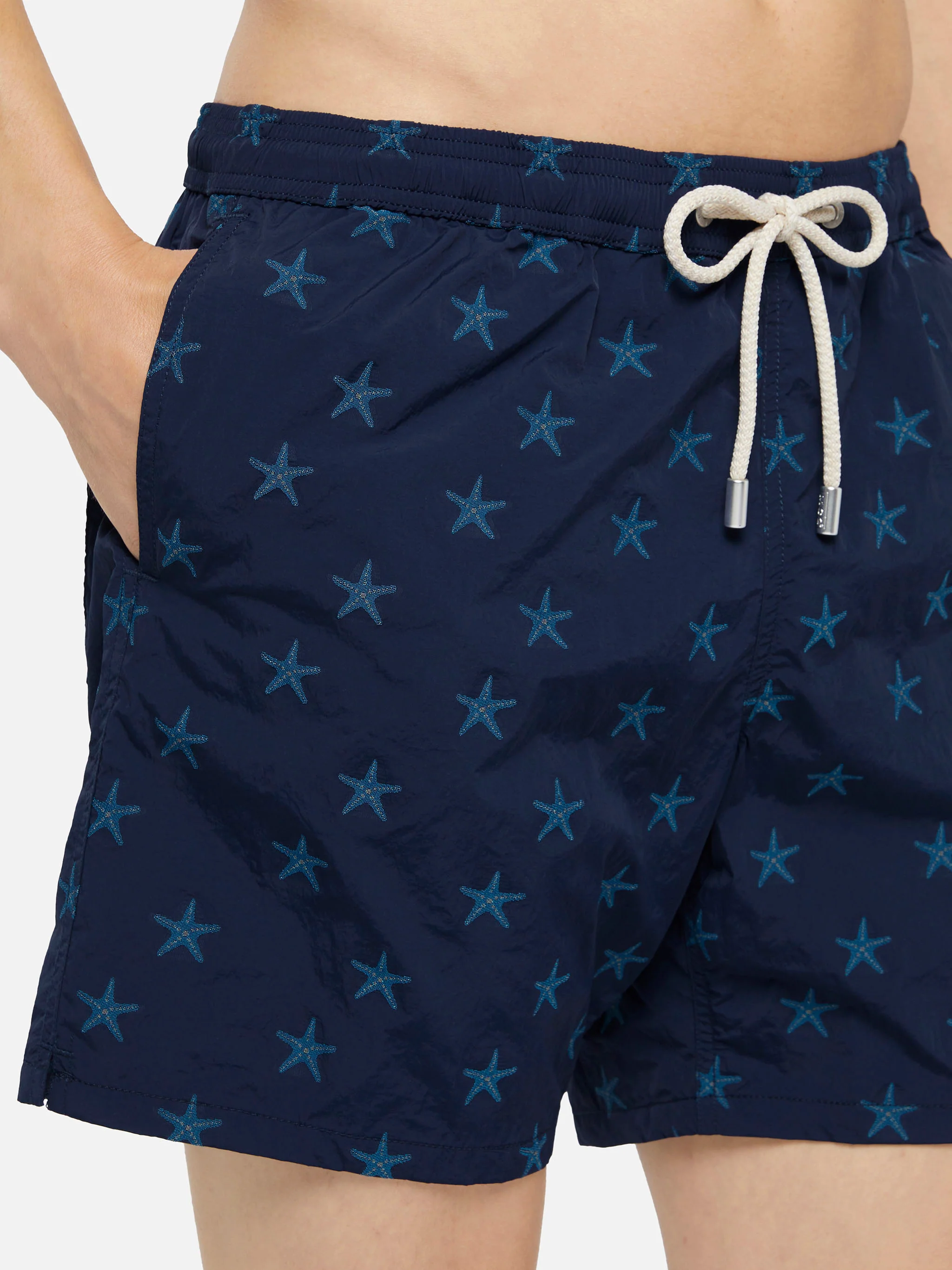 Costume mare  Patmos The Riviera con jacquard stelle marine - Image 4