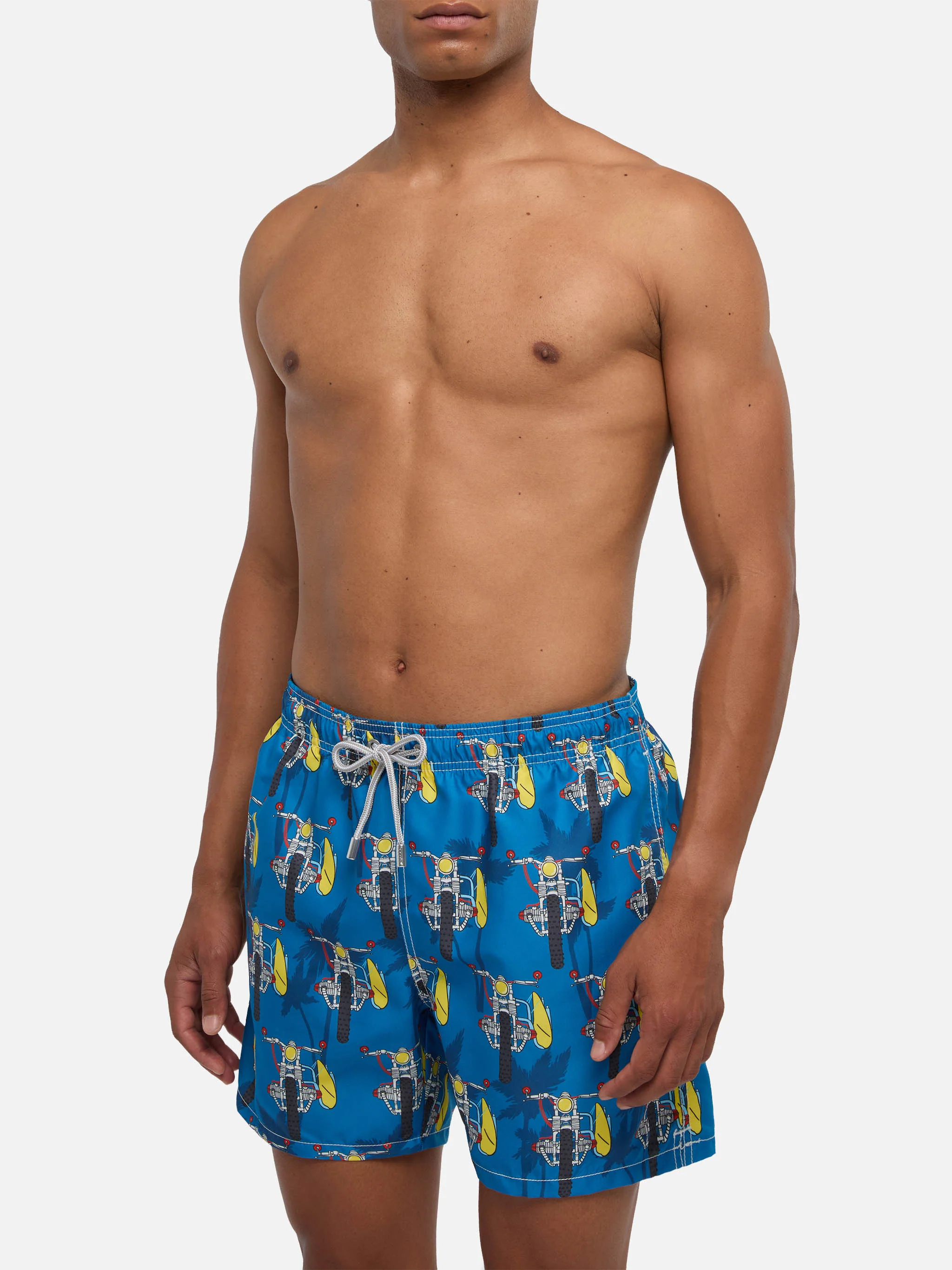 Costume da bagno di media lunghezza con moto da surf - Image 3
