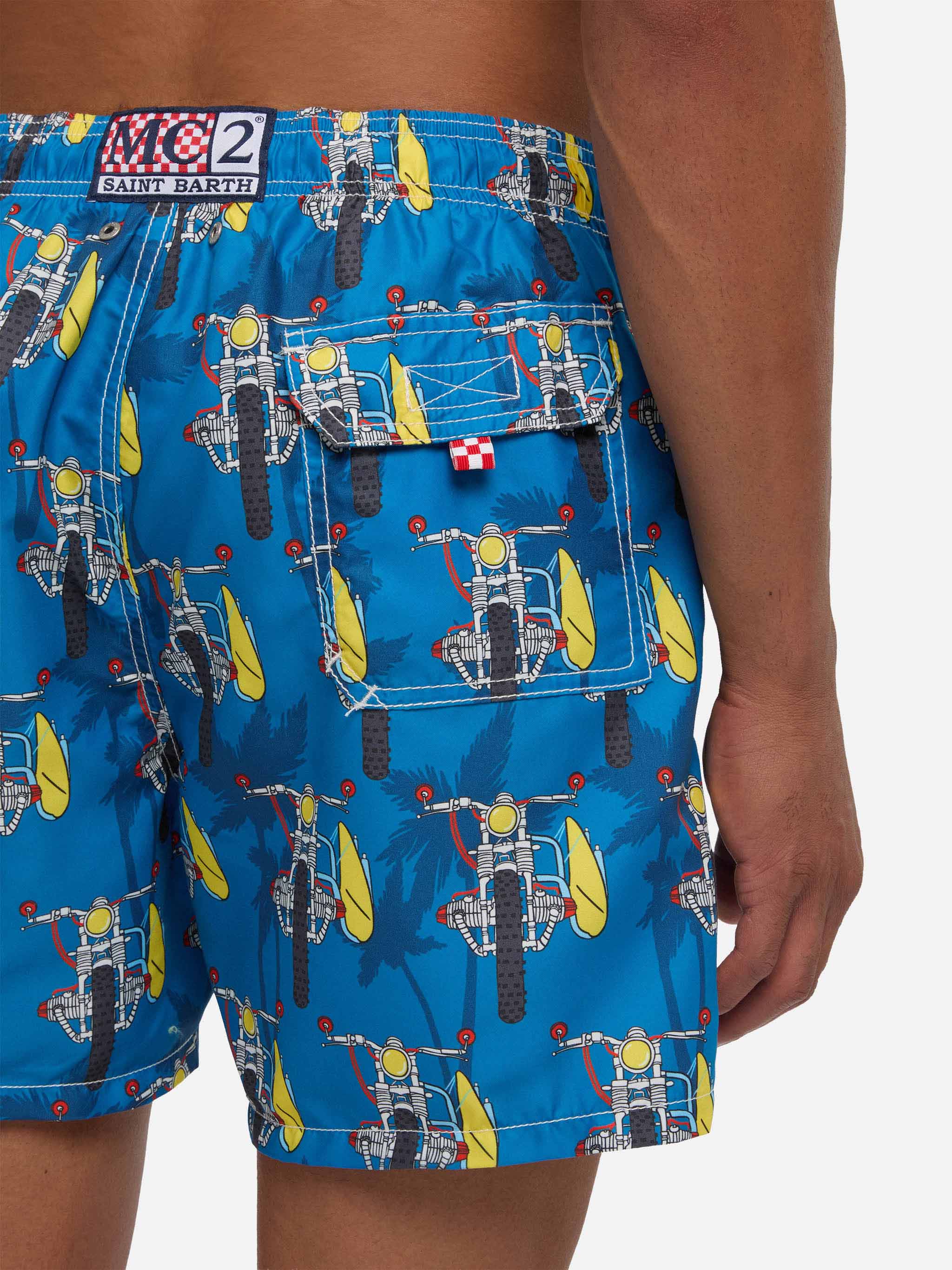 Costume da bagno di media lunghezza con moto da surf - Image 6
