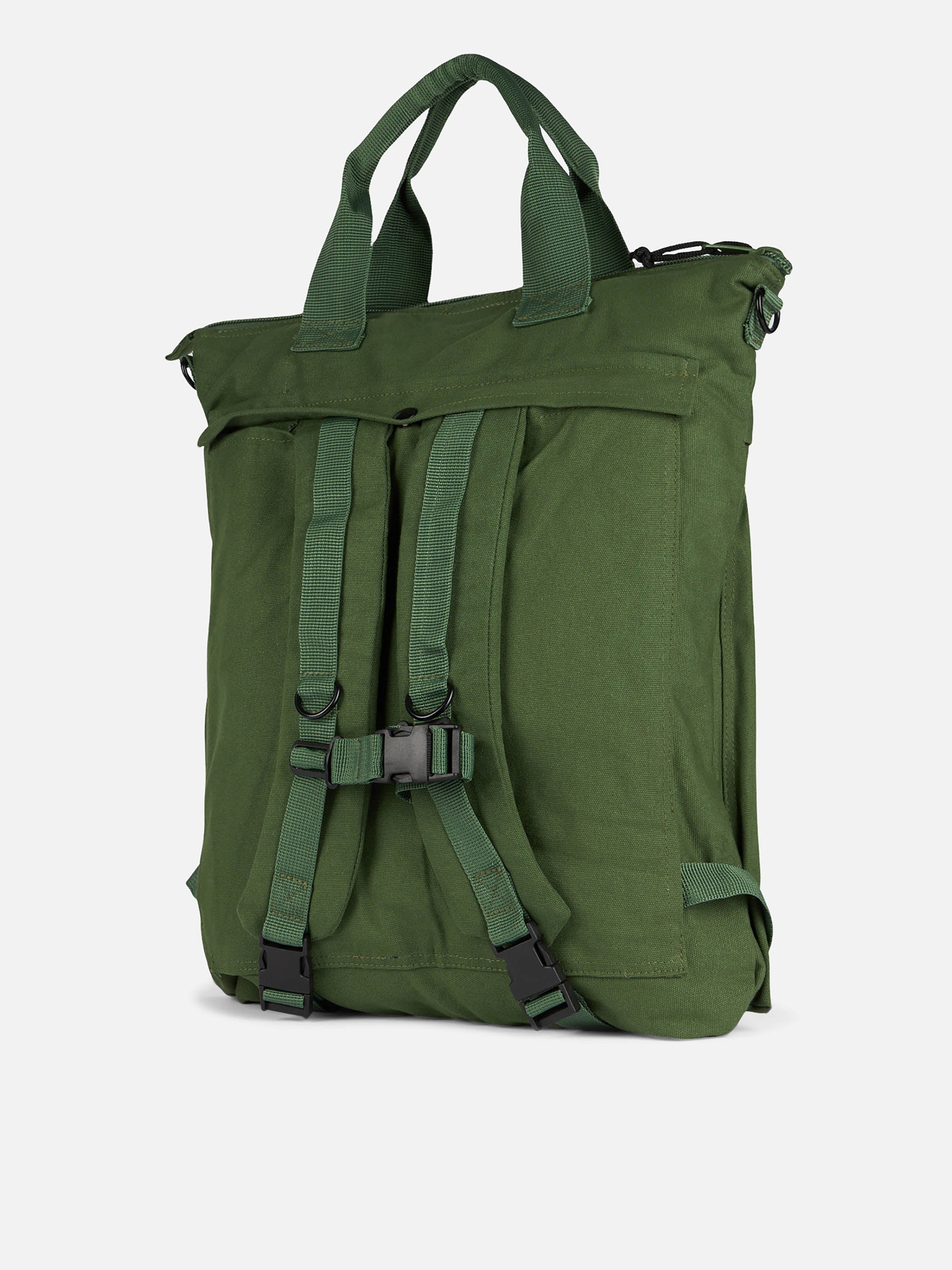 Zaino in tela verde militare - Image 3
