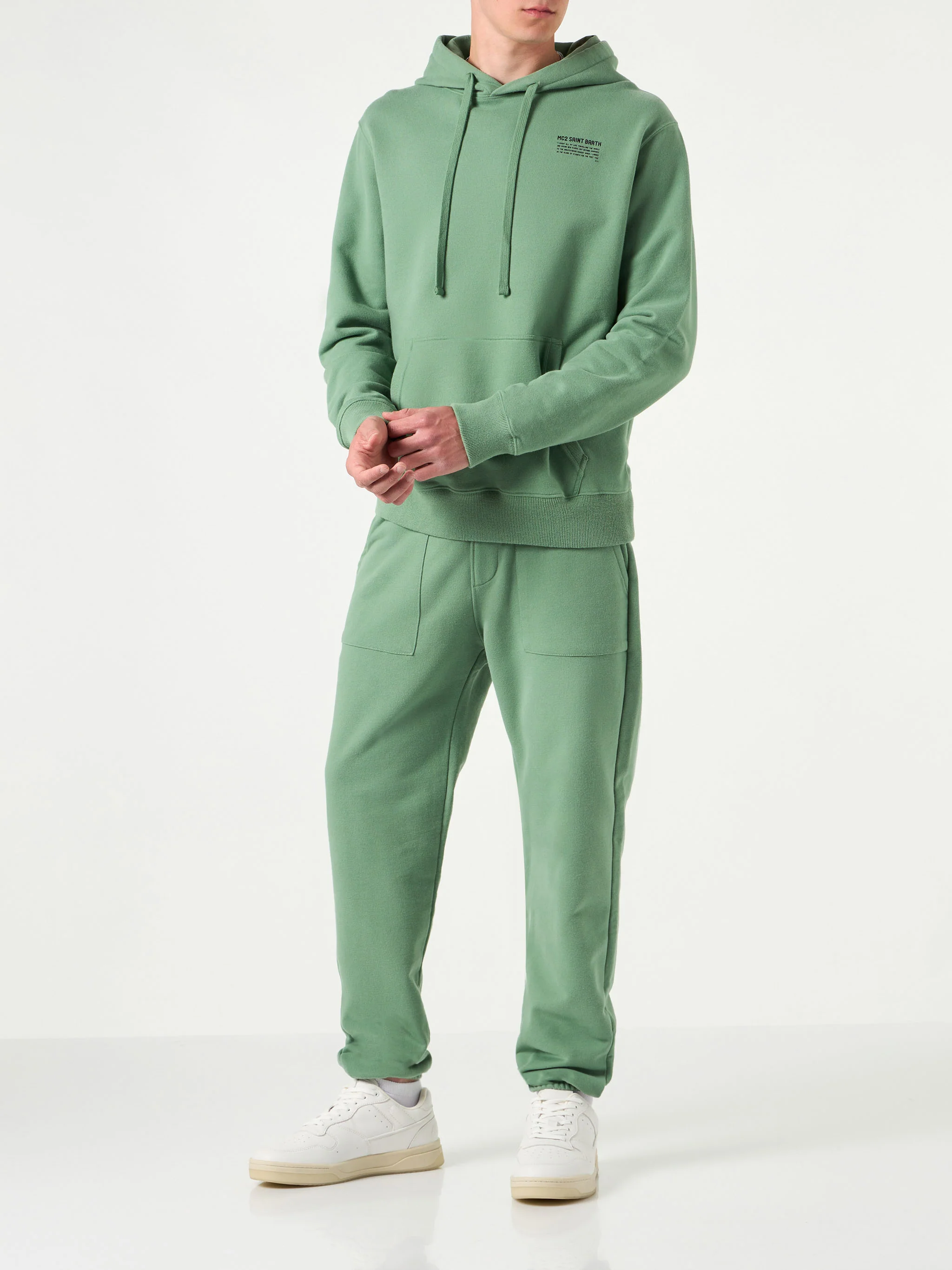 Felpa con cappuccio verde militare | EDIZIONE SPECIALE PANTONE® - Image 4