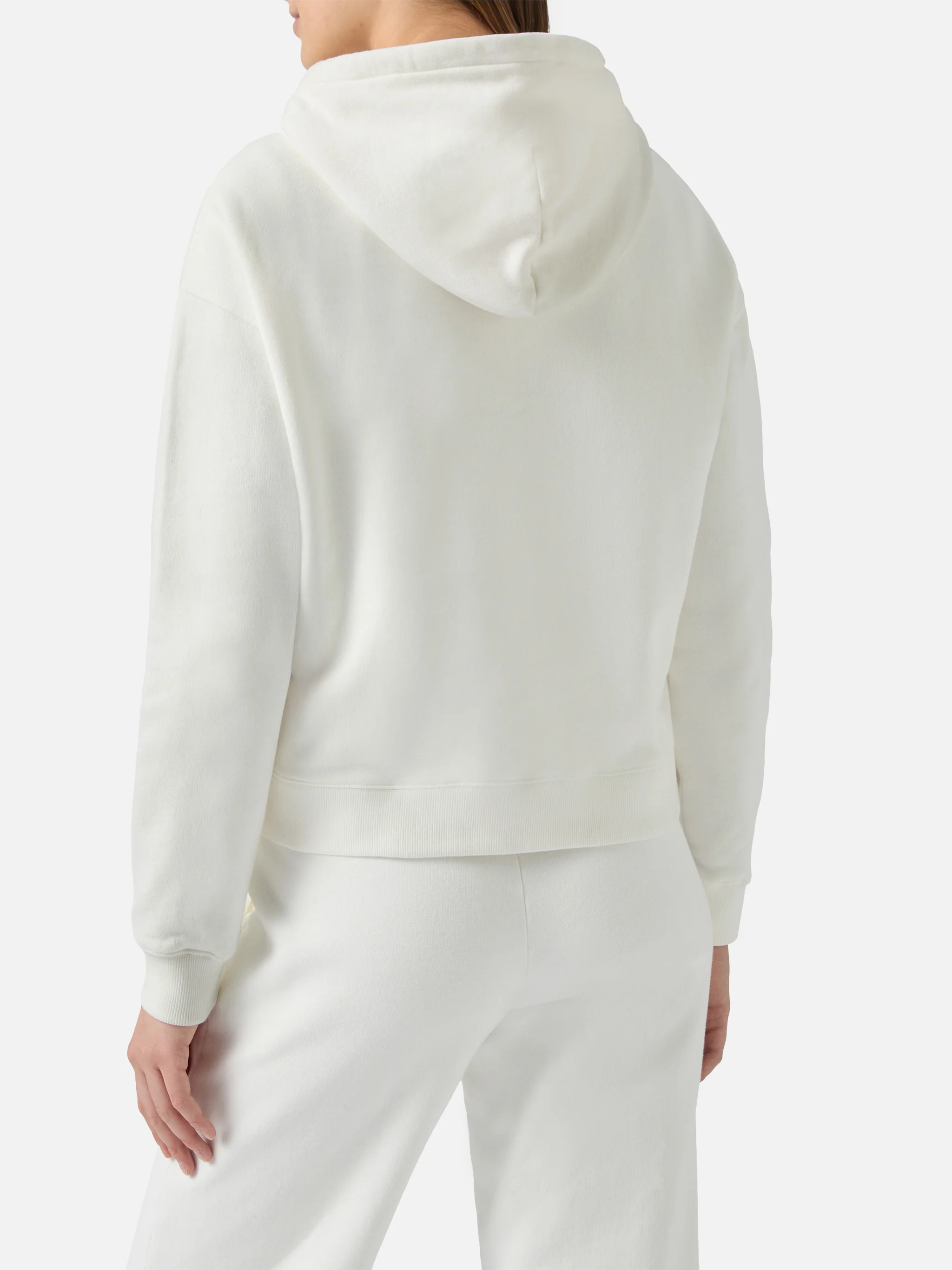 Felpa Mindy in cotone con cappuccio e stampa St. Barth sport club - Image 3