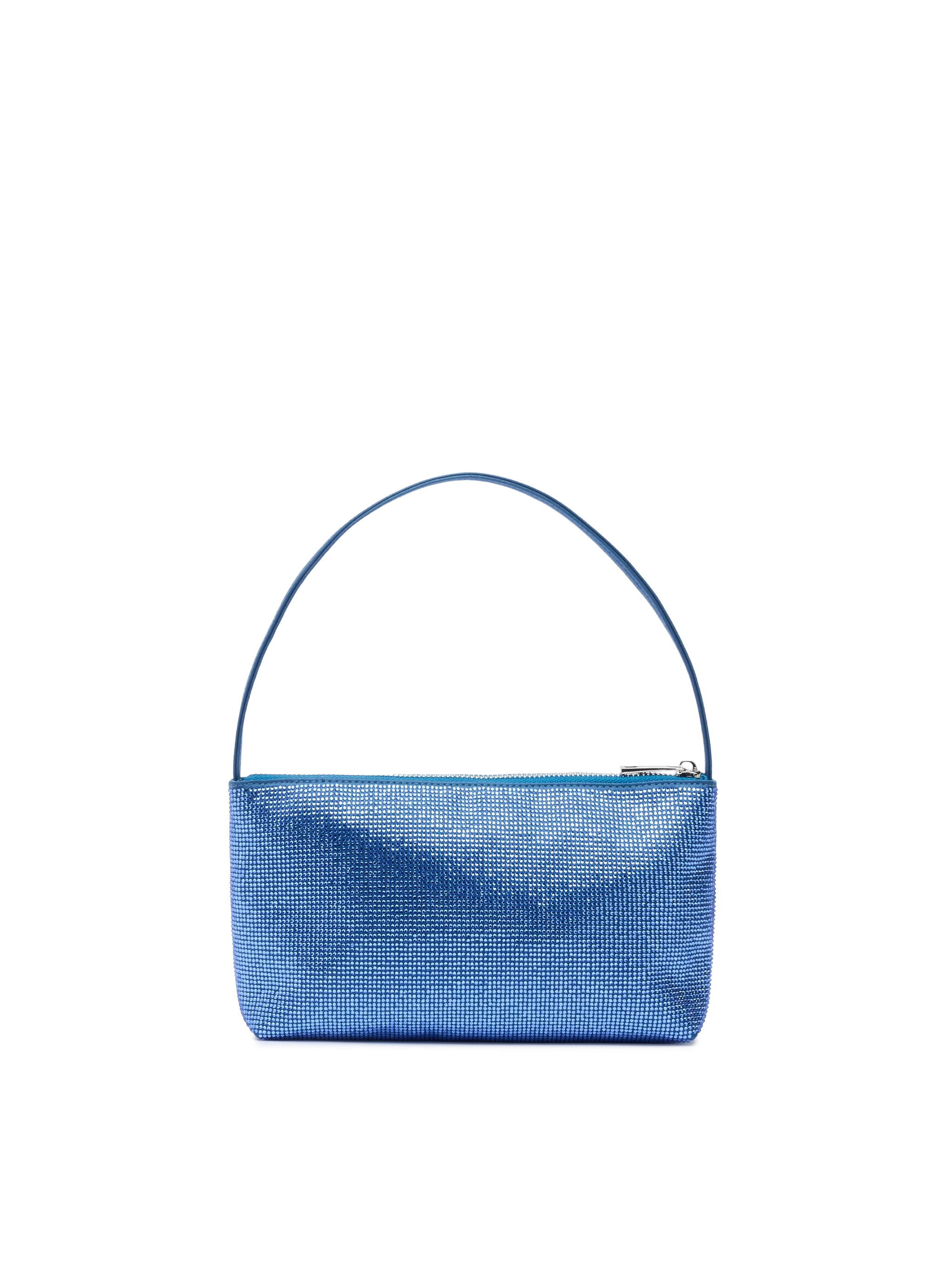 Mini Bag Strassy con strass blu avio - Image 4