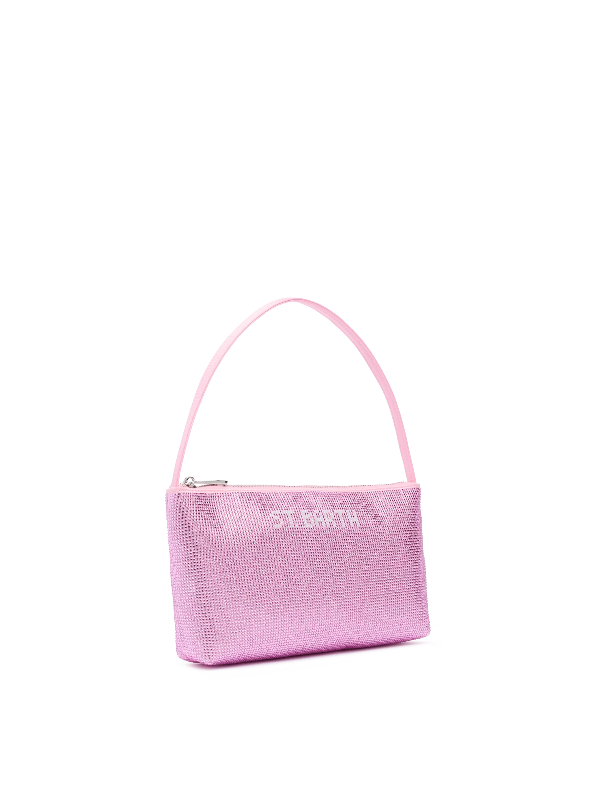 Mini Bag Strassy con strass rosa - Image 2
