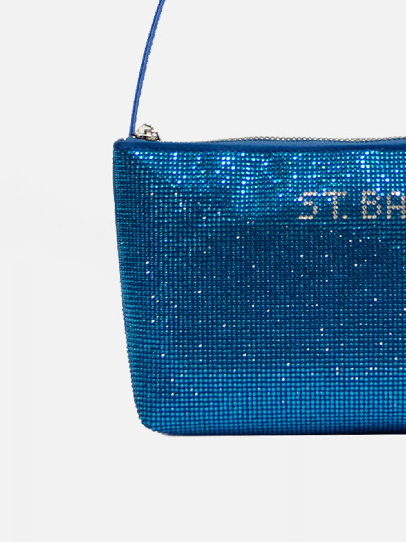 Borsa mini con strass bluette - Image 3