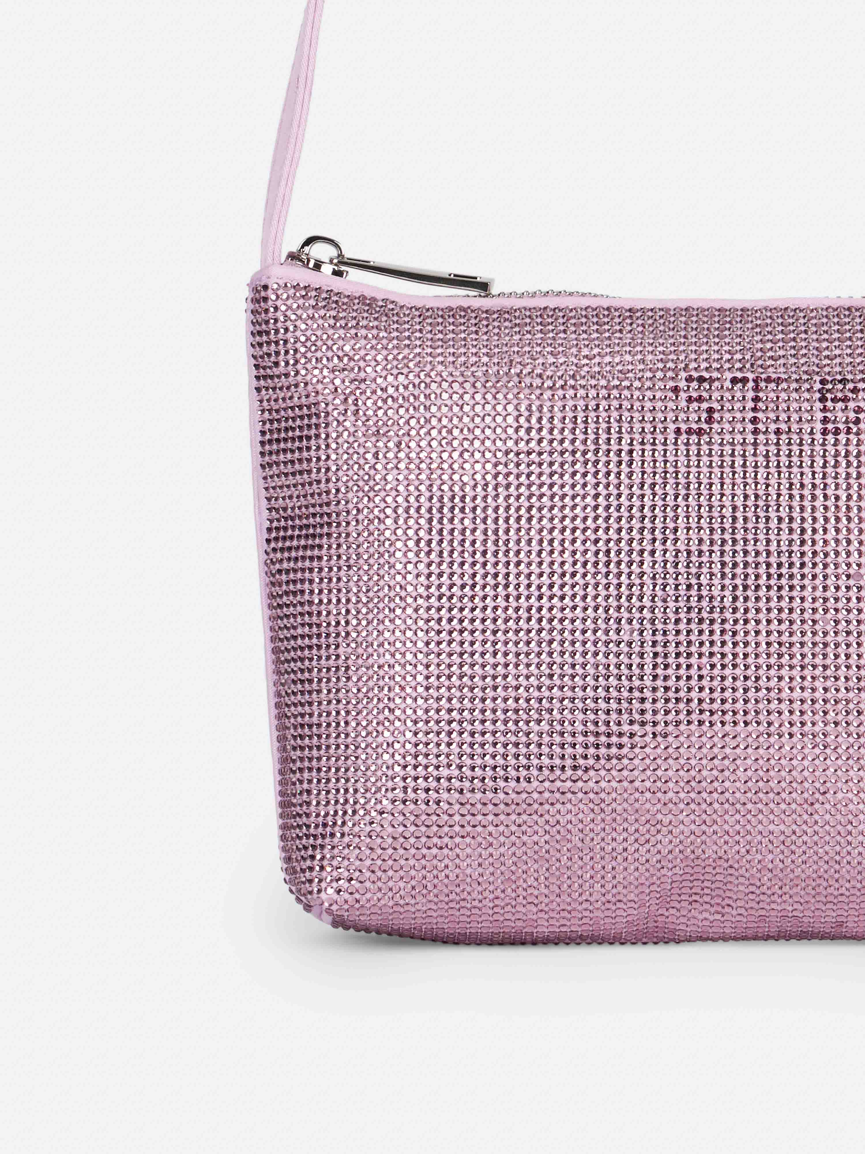 Borsa mini con strass lilla - Image 3