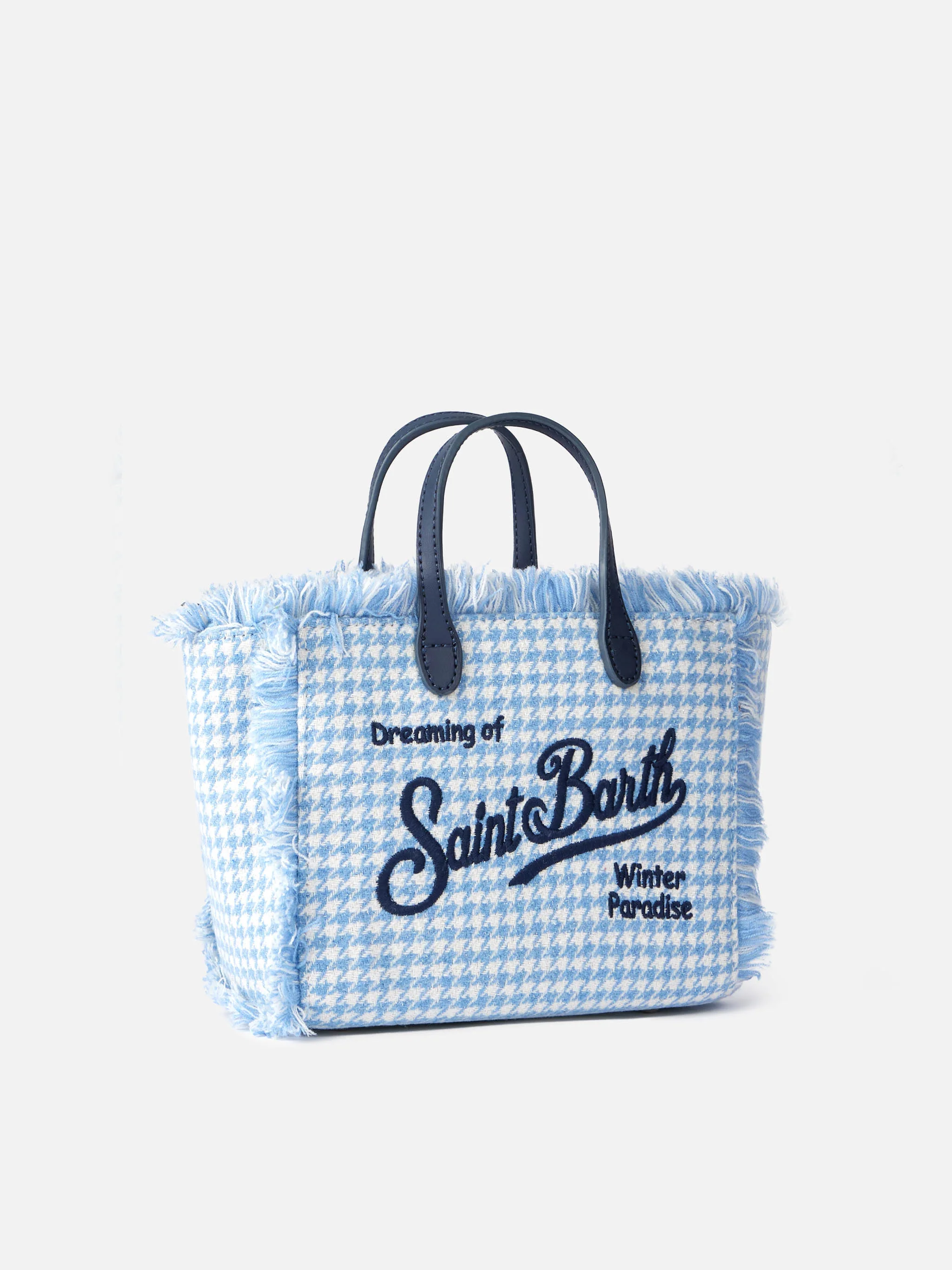 Borsa Vanity Mini pied de poule shiny - Image 4