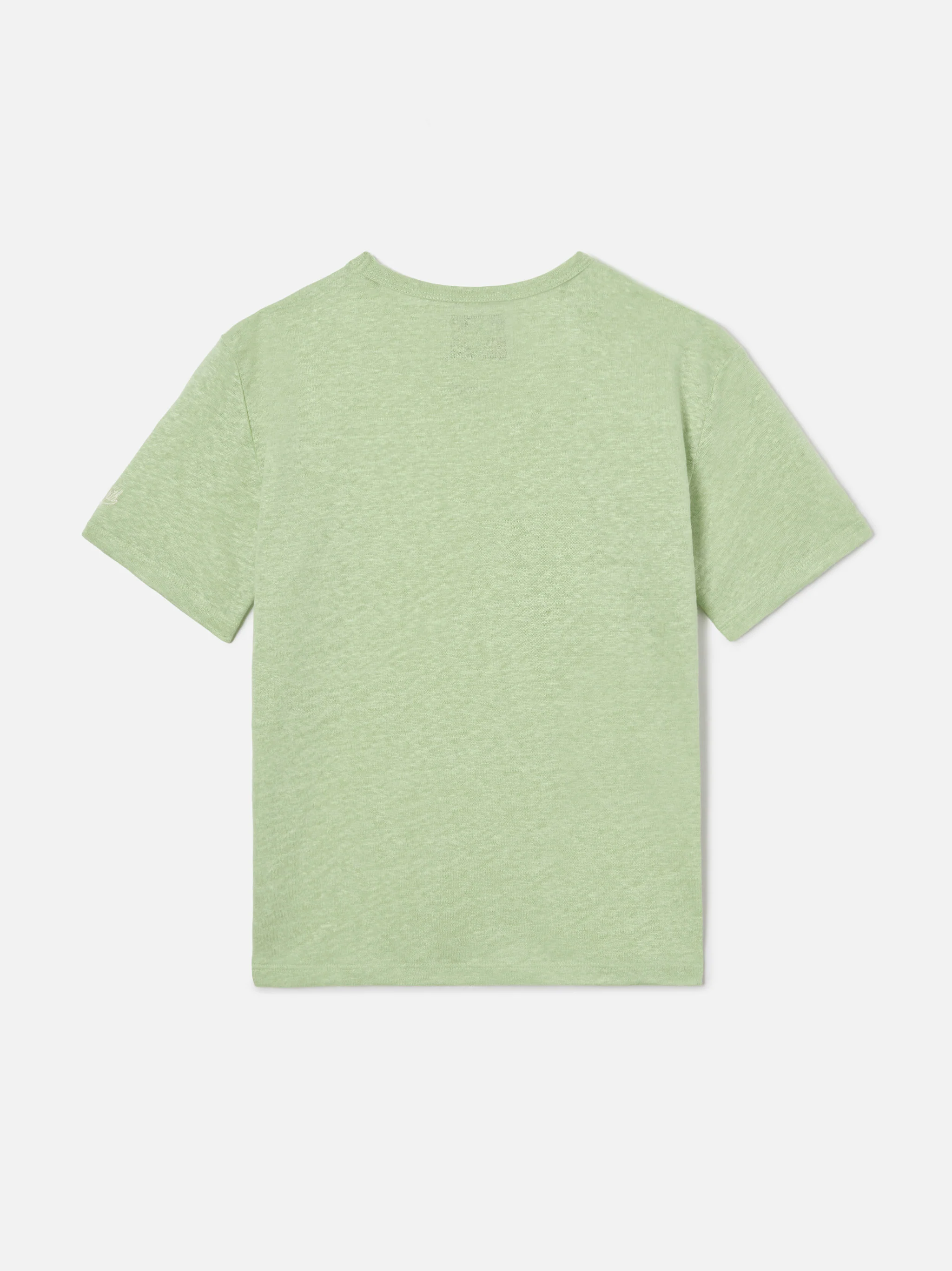 T-shirt Alex in puro lino verde menta - Image 3
