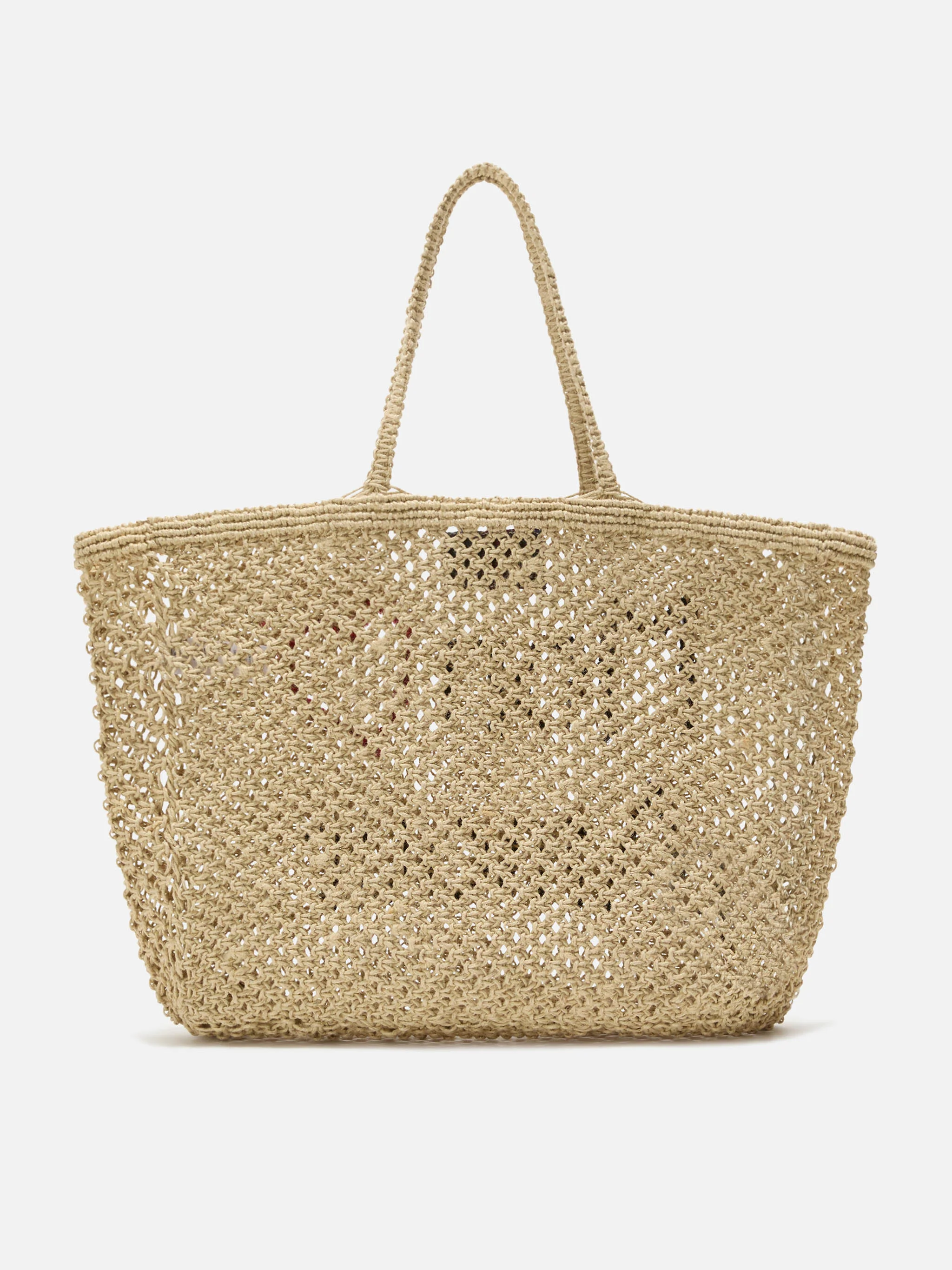 Borsa Mon Amour in juta con ricamo artigianale - Image 4